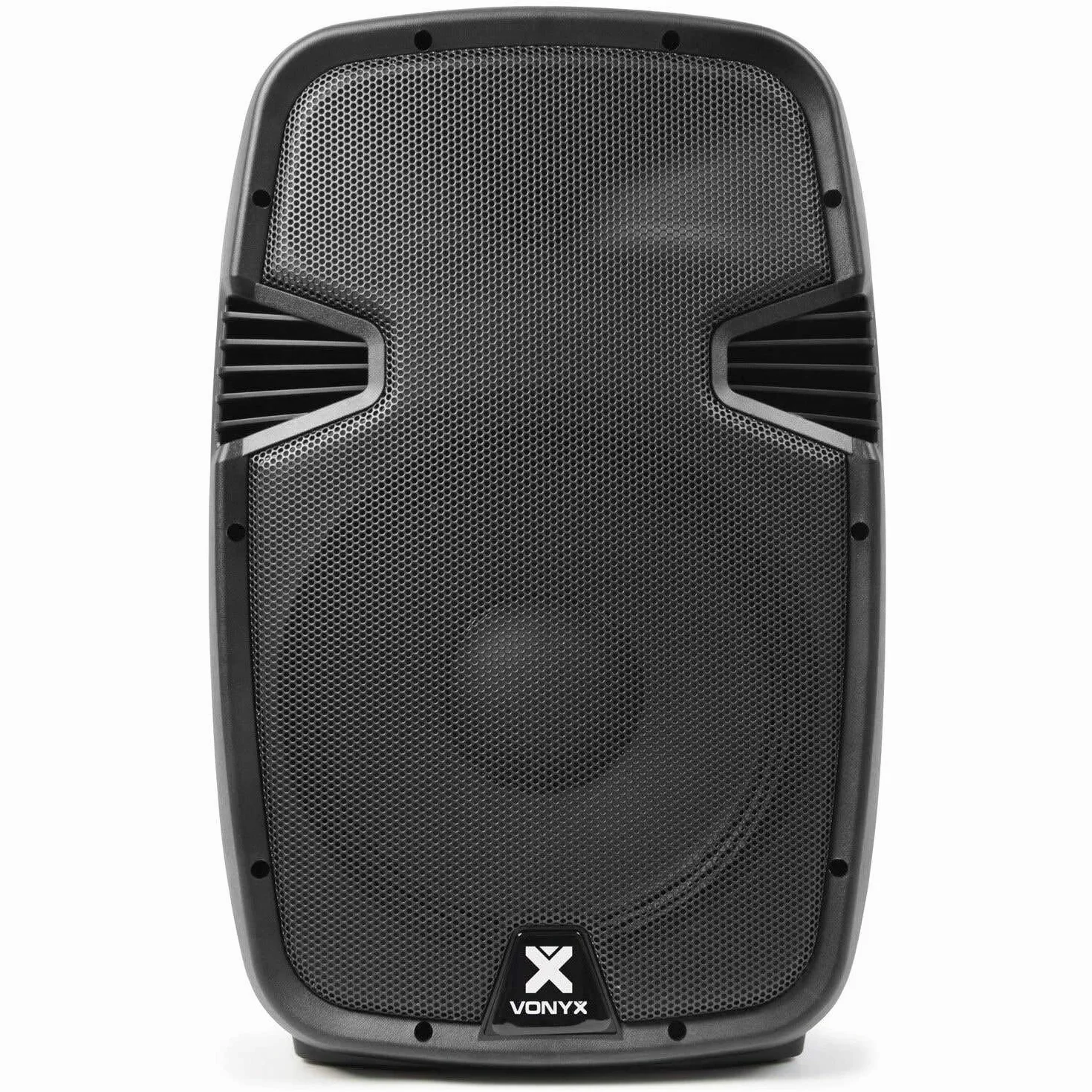 Vonyx SPJ-1200A Altavoz Activo de 600 W con woofer de 12 Pulgadas - Adecuado para música, Canto y discursos