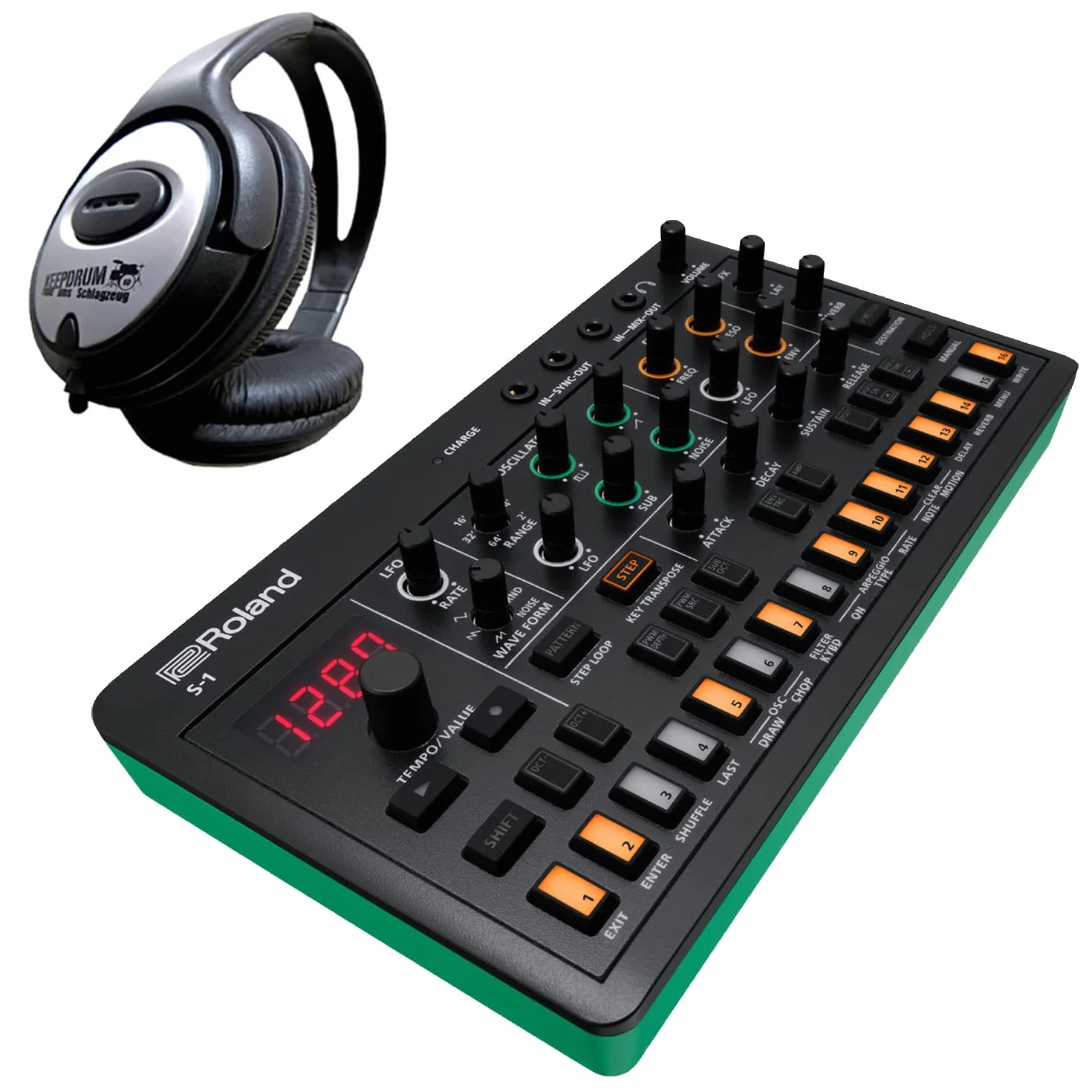 Roland Aira Compact S-1 Tweak Sintetizador + auriculares keepdrum