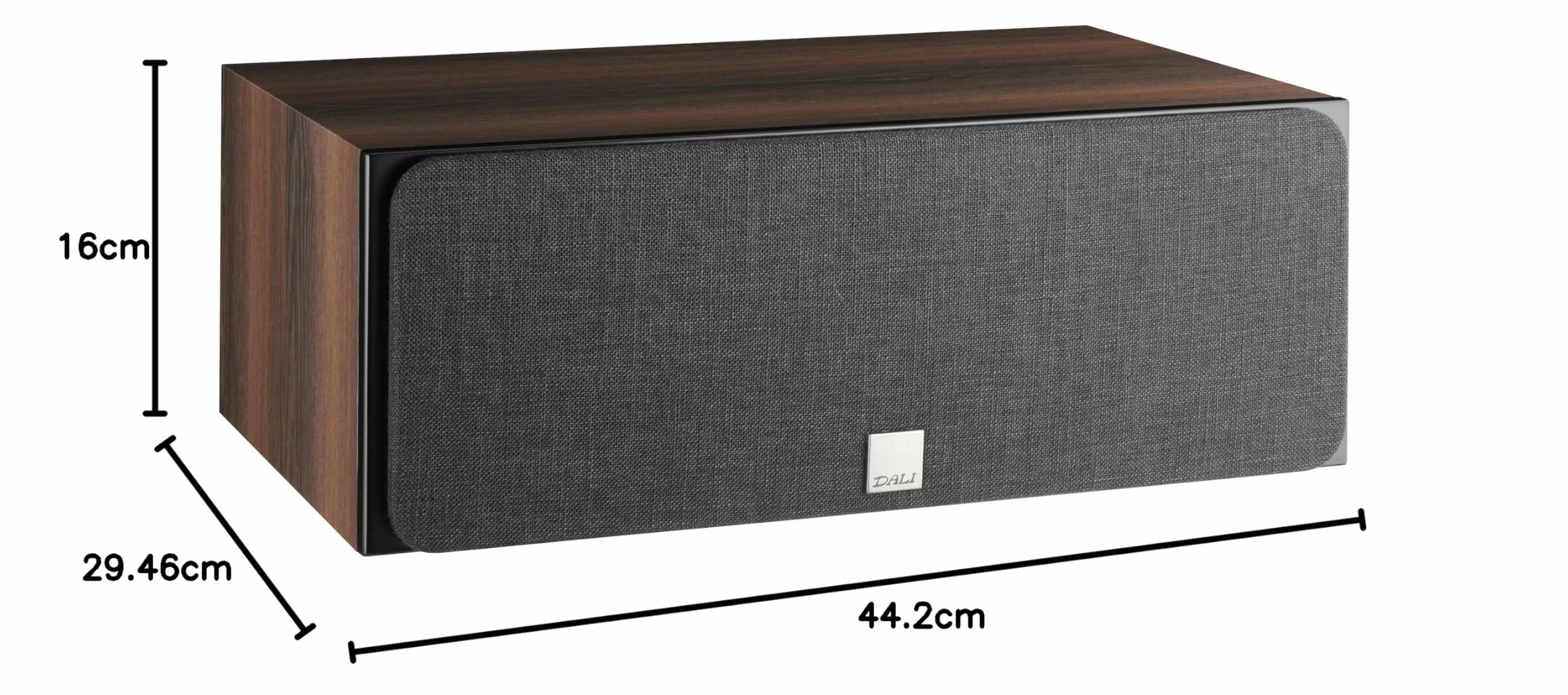 Dali Altavoz Central Vocal Oberon: inteligibilidad de Voz óptima y un Fondo de Sonido dinámico para una Impresionante Experiencia de Cine en casa Perfectamente Adaptada a Toda la Serie Oberon
