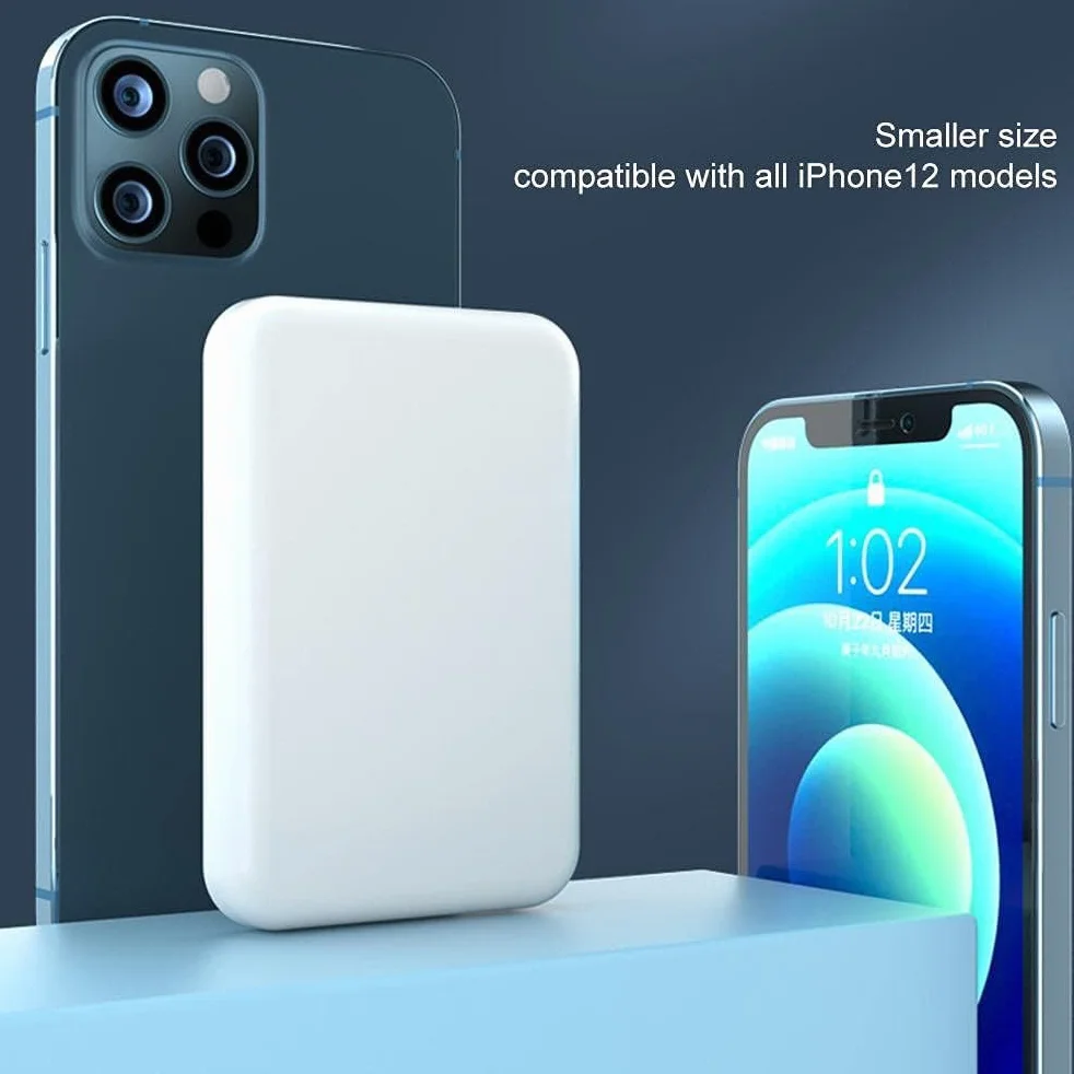 Power Bank Magnetico 5000mAh Bateria Externa Carga Rapida Inalambrico Compatible iPhone 12 13 14 15 16 17 Pro Max Pro Air Mini Plus