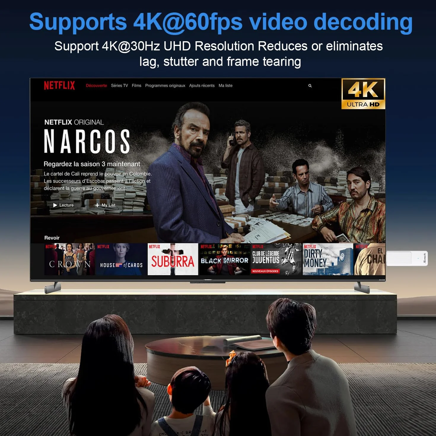 Android TV Stick 14.0, 4K TV Stick Box 2GB RAM 16GB ROM RK3518 CPU, Admite WiFi 6 2.4/5GHz Bluetooth 5.0 HDMI HDR10, Ultra HD Smart TV Stick Incluye Mando a Distancia por Voz Bluetooth 2026 Blanco