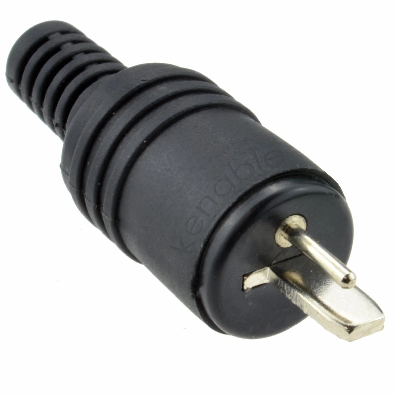 kenable Conector DIN Macho de 2 Pines para Altavoces y HiFi con Terminales de Tornillo - Pack de 4
