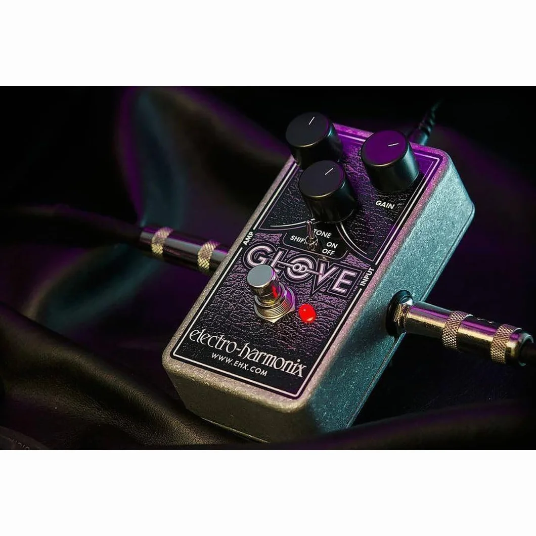 electro-harmonix ODGLOVE - Pedal de distorsión para guitarra, color plateado