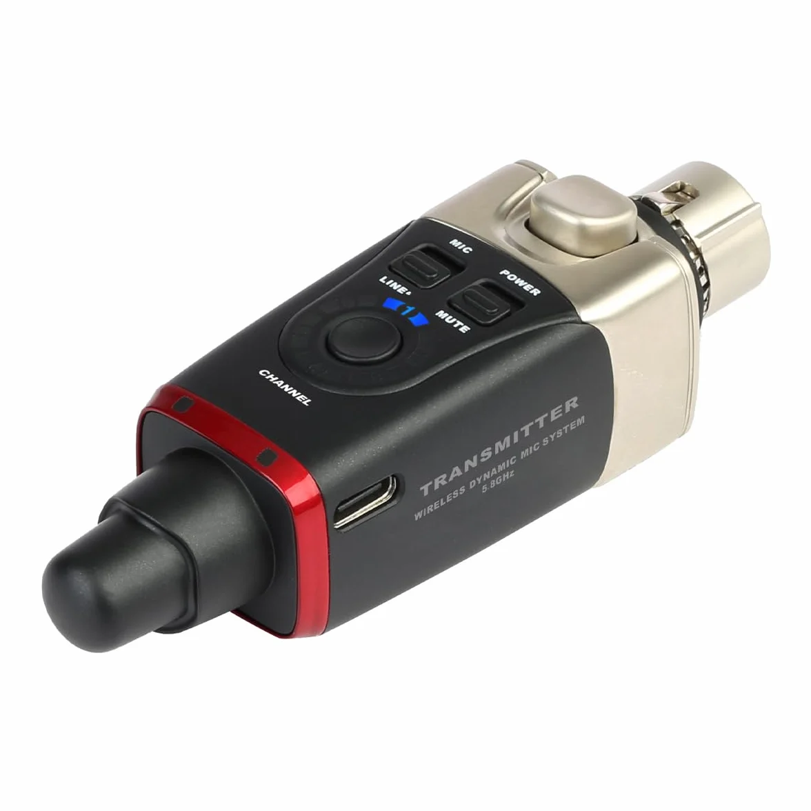 Xvive - U35-5.8GHz Micrófono dinámico - Sistema de micrófono dinámico inalámbrico digital de 5,8 GHz