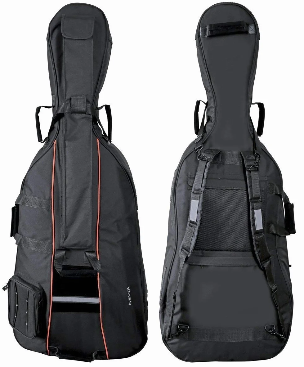 Funda GEWA para violonchelo Premium 3/4 - de 10 mm con tapa para el arco y cantos en zaino