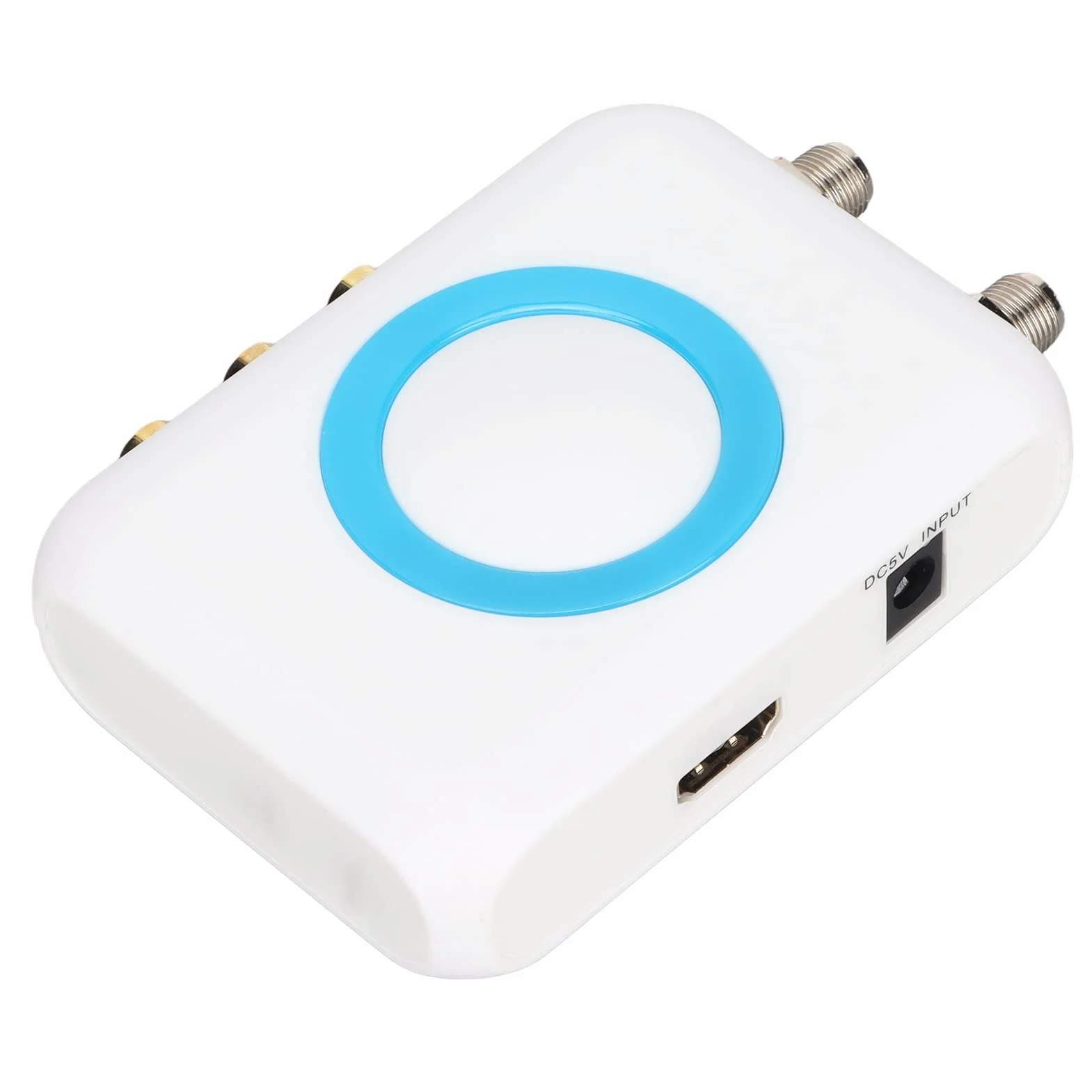 PUSOKEI Modulador RF Convertidor HDMI a RF, NTSC PAL TV CATV Modulador, Entrada HD A/V F Hembra Salida RF VHF Demodulador Convertidor para CATV Doméstico