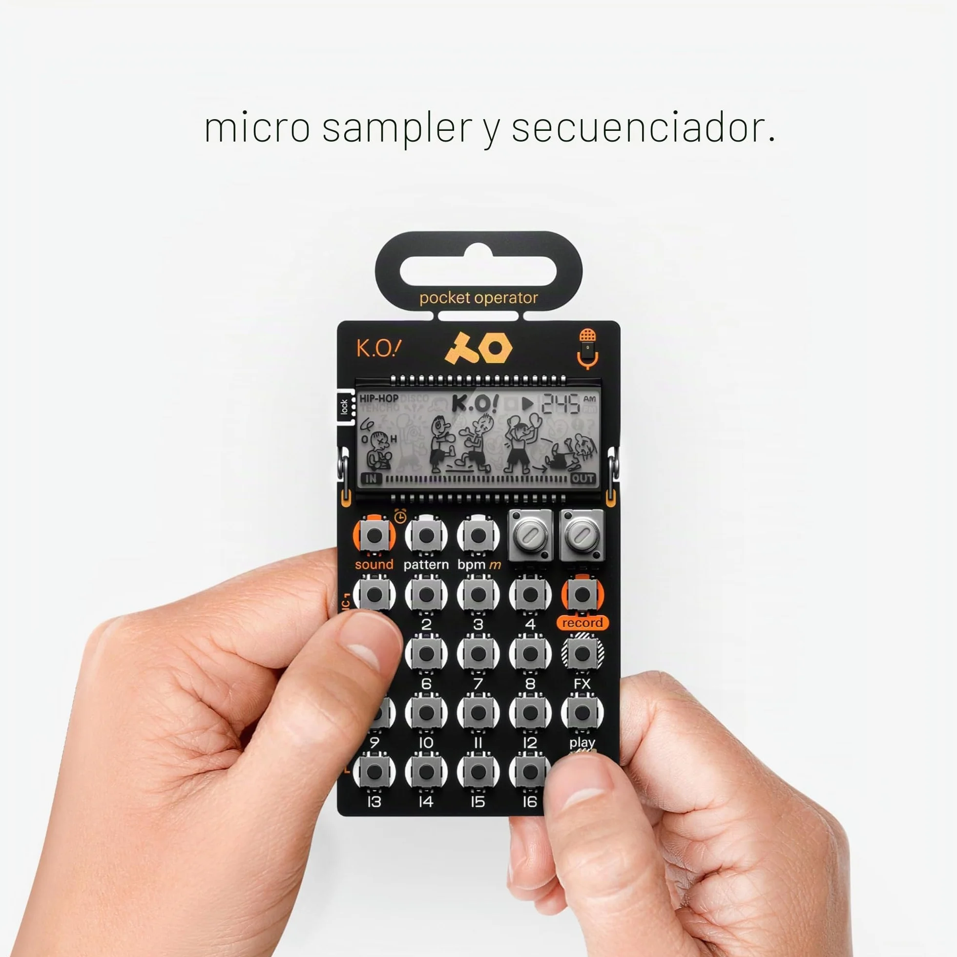 Teenage Engineering PO-33 K.O Caja de ritmos y Sampler