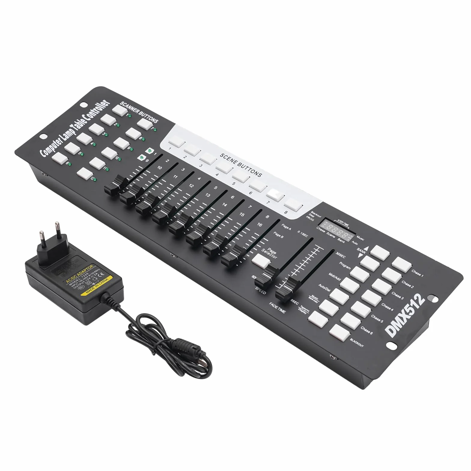 192 Canales Dmx Controll Mesa de mezclas de luz, programación, controlador de DJ, consola para escenarios, fiestas, bares, bodas