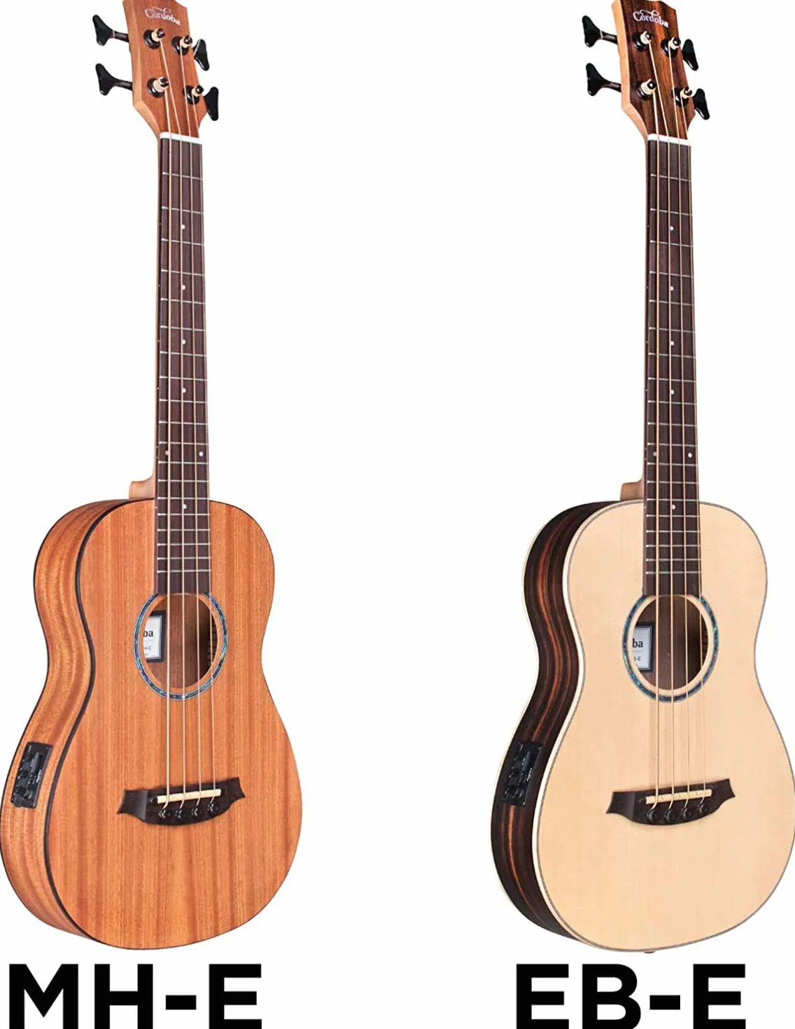 Cordoba Mini II Bass MH-E, caoba, cuerpo pequeño, bajo acústico-eléctrico