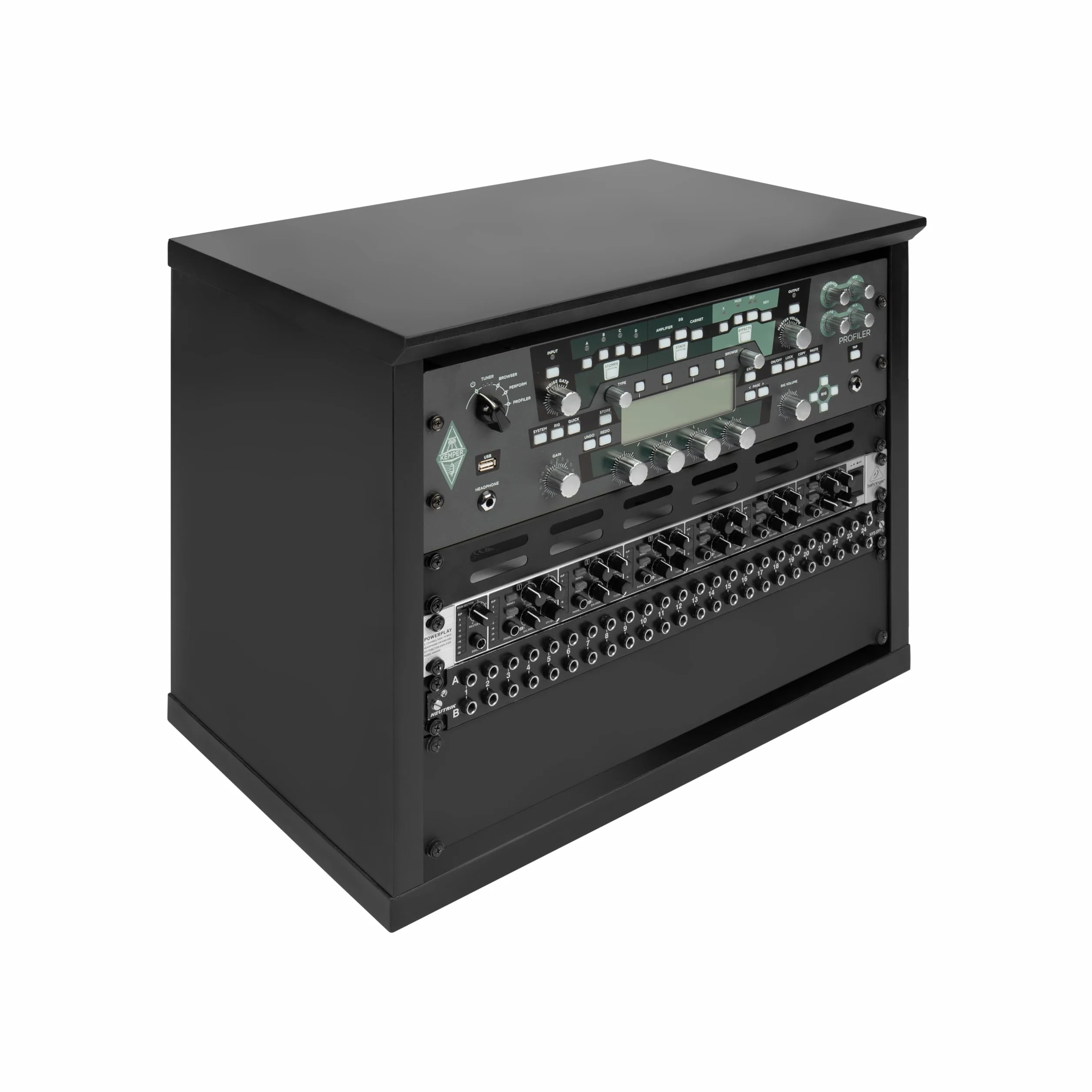 Gator Frameworks GFW-ELITERK-8U-BLK Elite Series Muebles de Escritorio