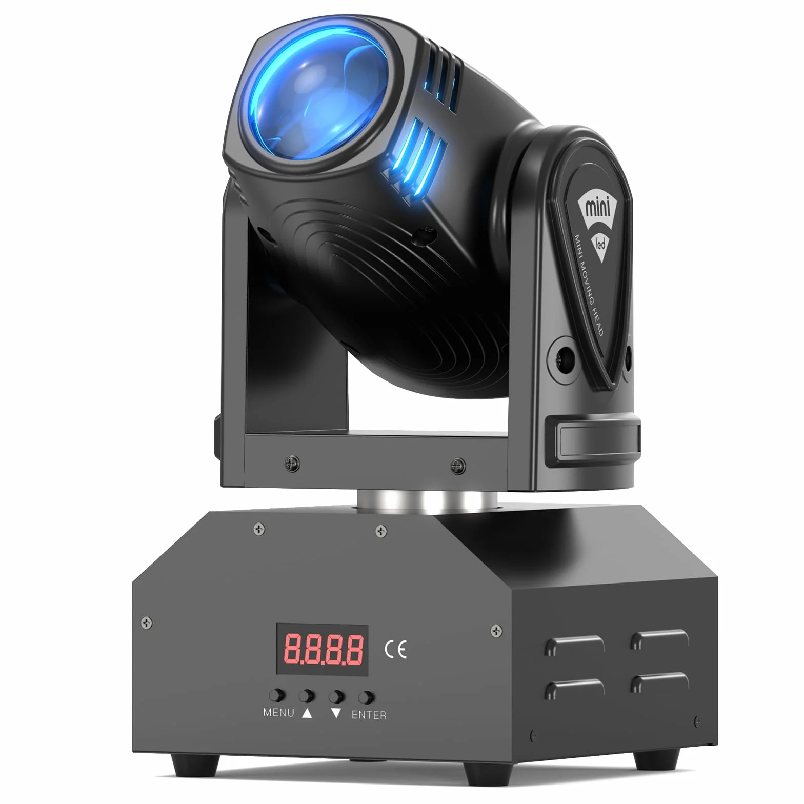 UKing Mini RGBW LED Beam Cabeza Móvil d-mx 11/13 CH Pinspot Luz Discoteca Luz Efectos de Iluminación Controlados por Música para DJ Discoteca Fiesta Club Bar Escenario