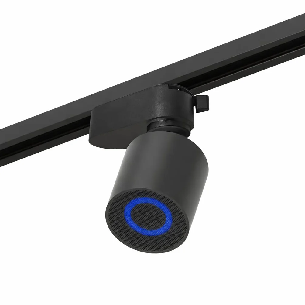 Jandei Altavoz Bluetooth 5.4 para Carril Monofásico 220V 10W, Pack de 2, Negro