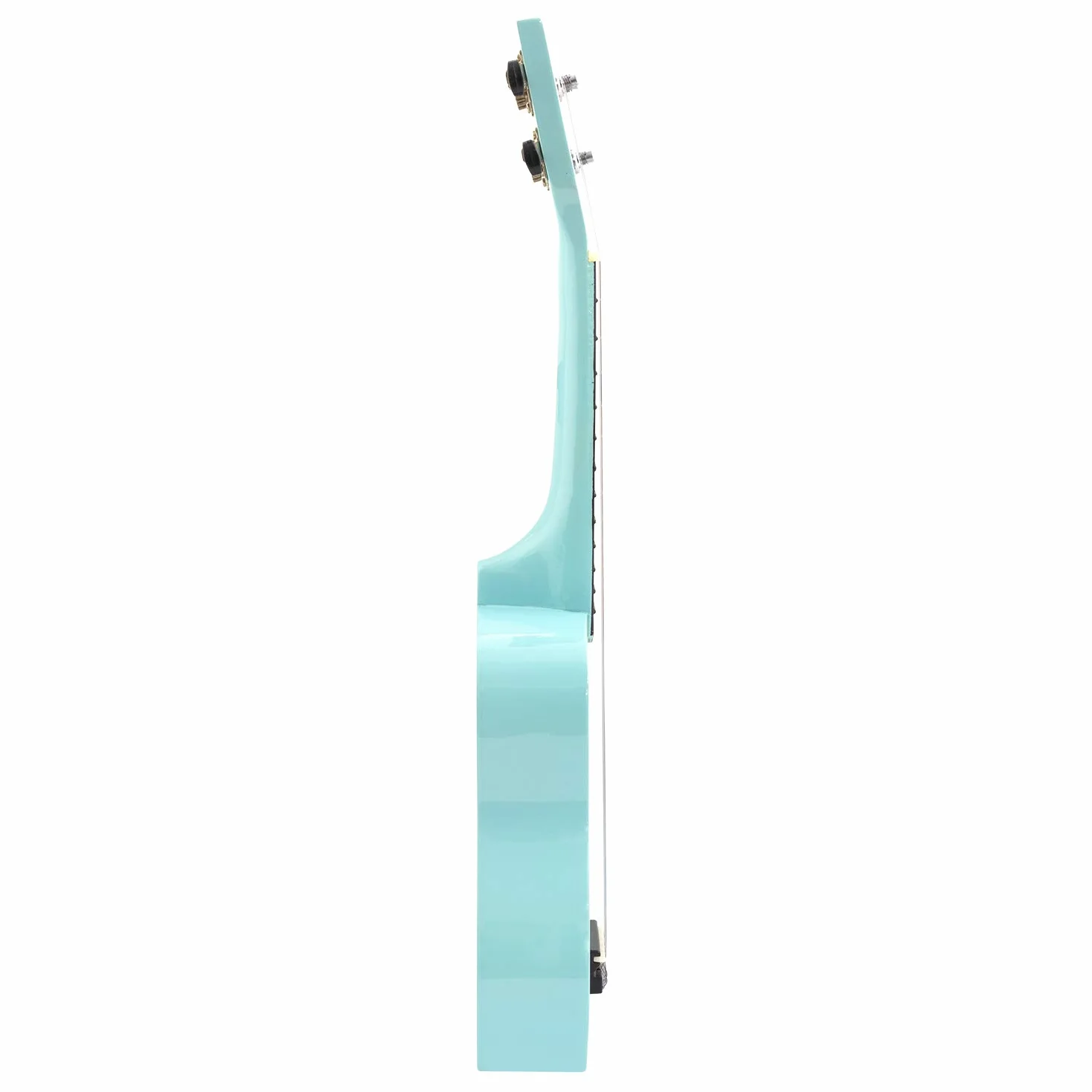 WR-306 - Ukelele soprano para principiantes, acabado azul claro con bolsa para concierto, cuerdas de repuesto para ukelele y púa de fieltro