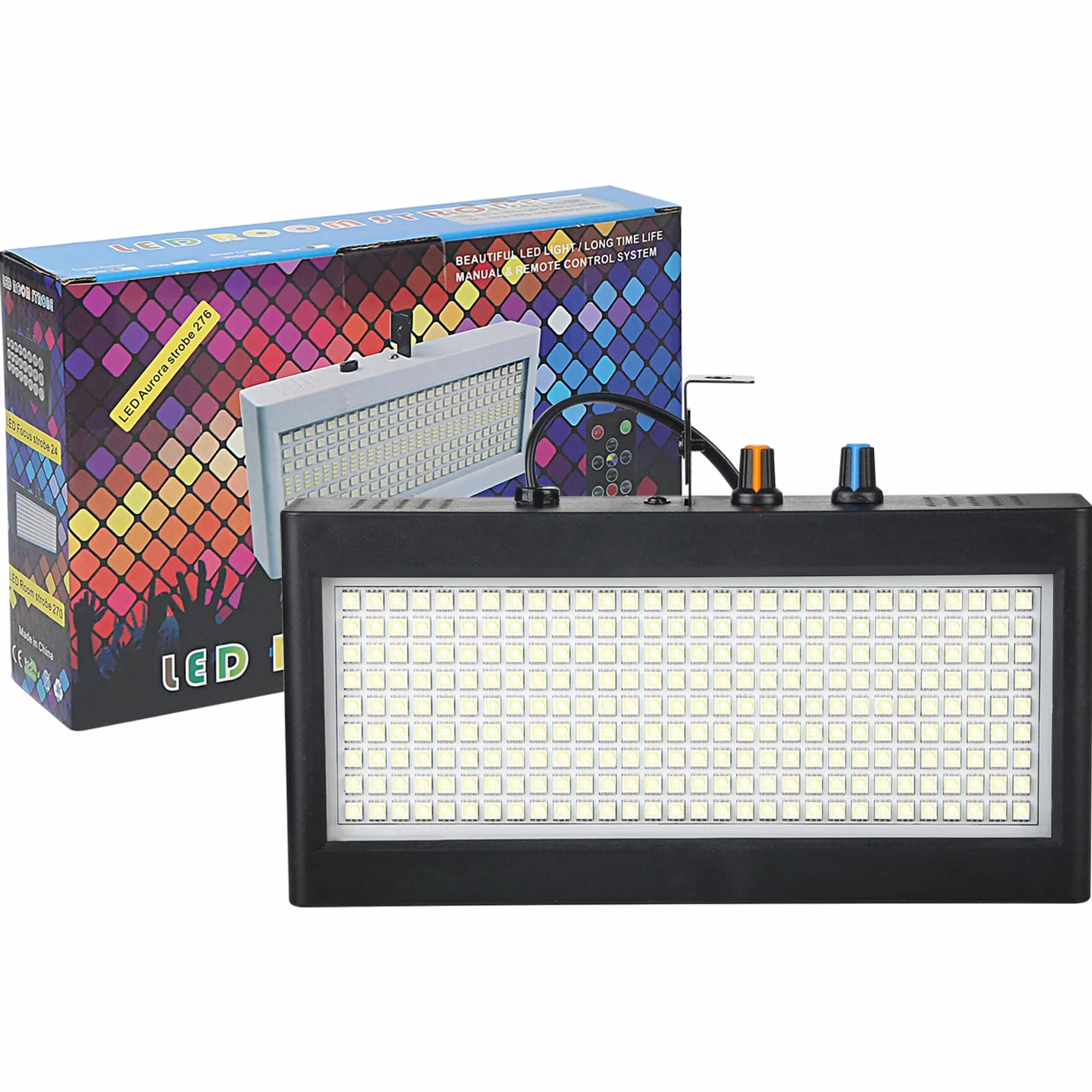 270Led Mini Luz Estroboscopica Discoteca, Luces Estroboscópicas Blanco Discoteca Luz Flash de Discoteca para Casa, Flash Discoteca Luz Estroboscópica Luz Parpadeante Usar con Liquido Maquina de Humo