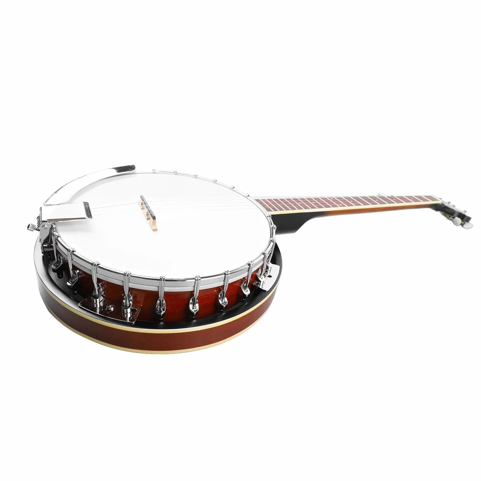 Banjo de 5 Cuerdas, Banjo de 5 Cuerdas Instrumento Musical de Cuerdas Profesional con Llave para Principiantes Adultos