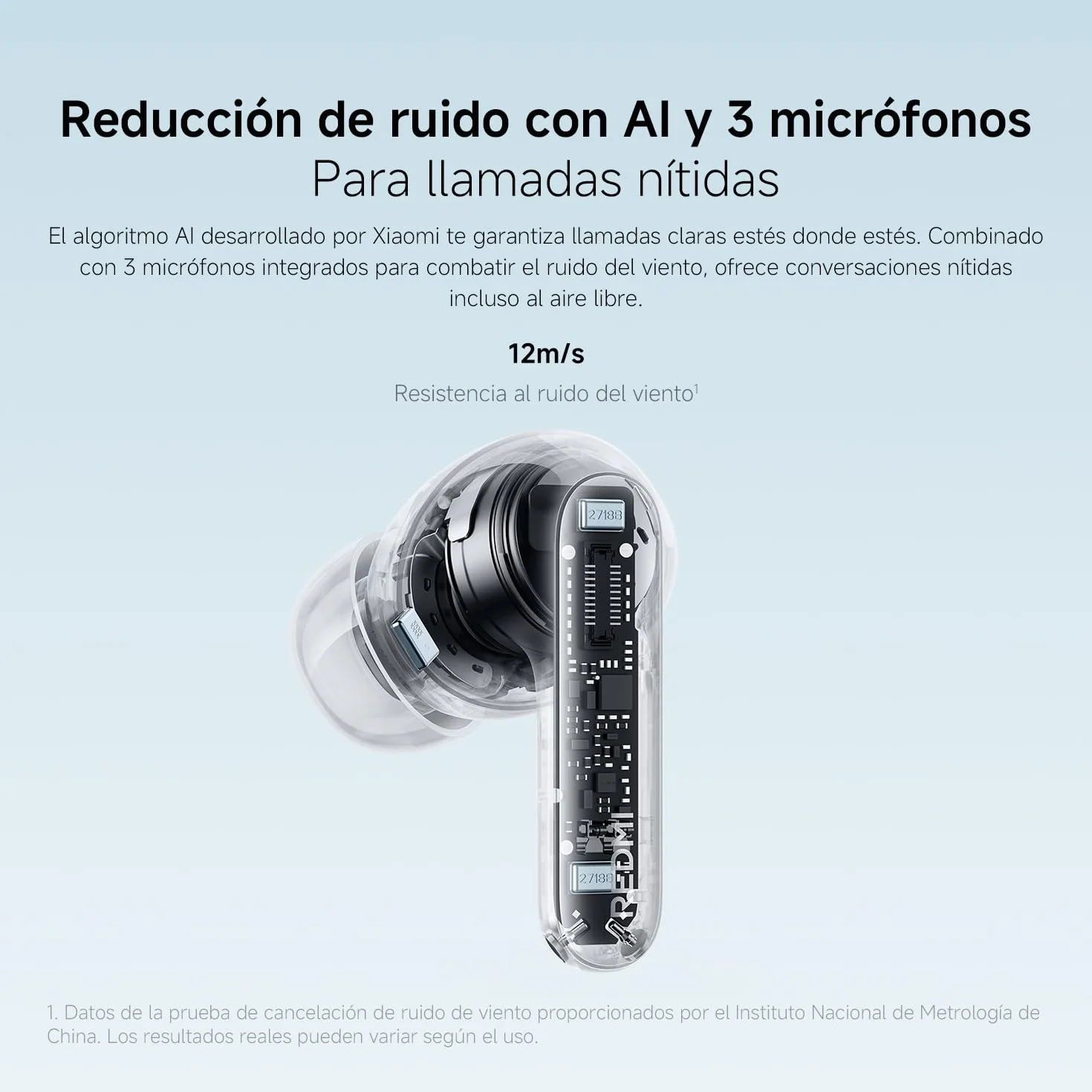 XIAOMI Redmi Buds 8 Pro, True Wireless Bluetooth, Cancelación Activa de Ruido 55 dB, Triple Driver, Sonido Hi-Res Hi-Fi, Dolby Audio, 33h Autonomía, Bluetooth 5.4, IP54, Negro