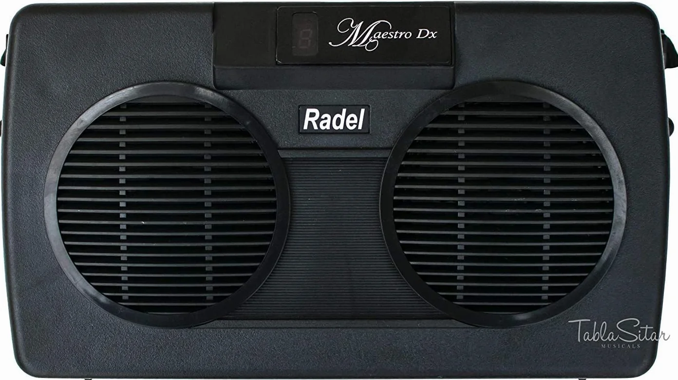 Radel at Maestro DX Electronic Tanpura Shruti Box (negro) Electronic Tanpura - RADEL Saarang Maestro Dx Electronic Tanpura - Tambura, Caja digital Tanpura, Tanpura Sampler,