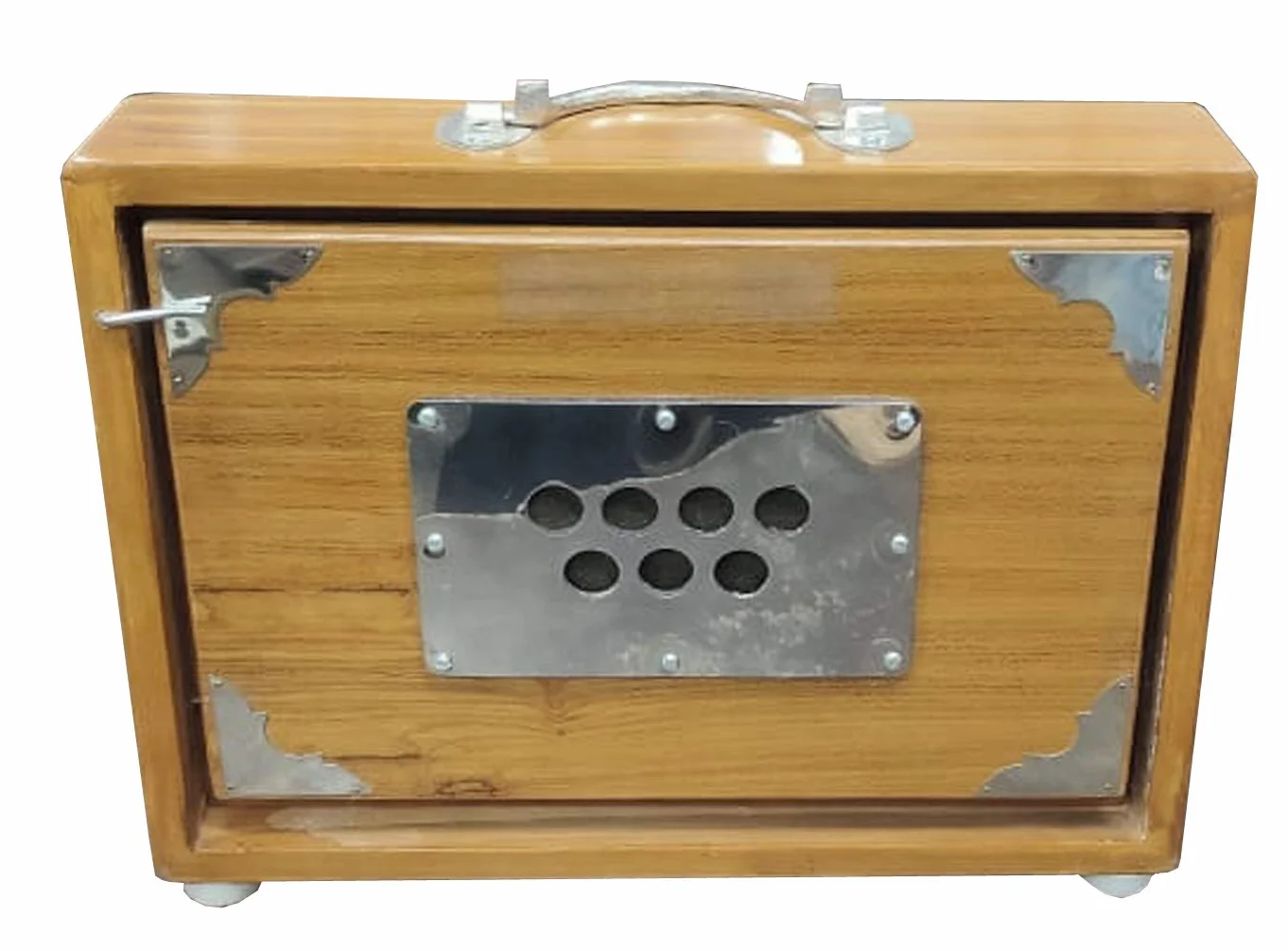 Shruti Box Surpeti en 432 Hz Especialmente diseñado para Yoga Bhajan Kirtan Therapie, Madera de teca maciza 13 paradas