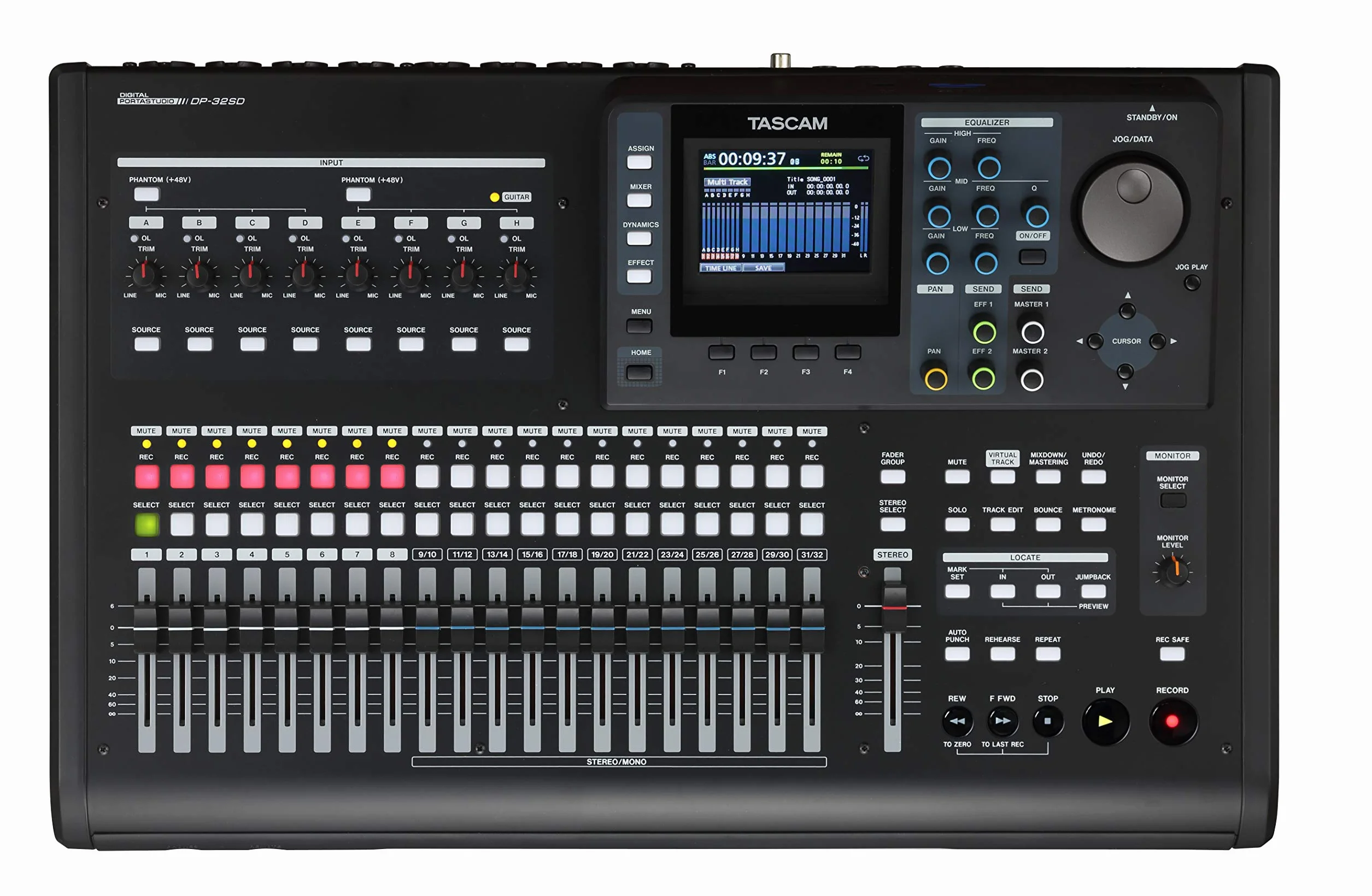 Tascam DP-32SD – Portastudio digital de 32 pistas