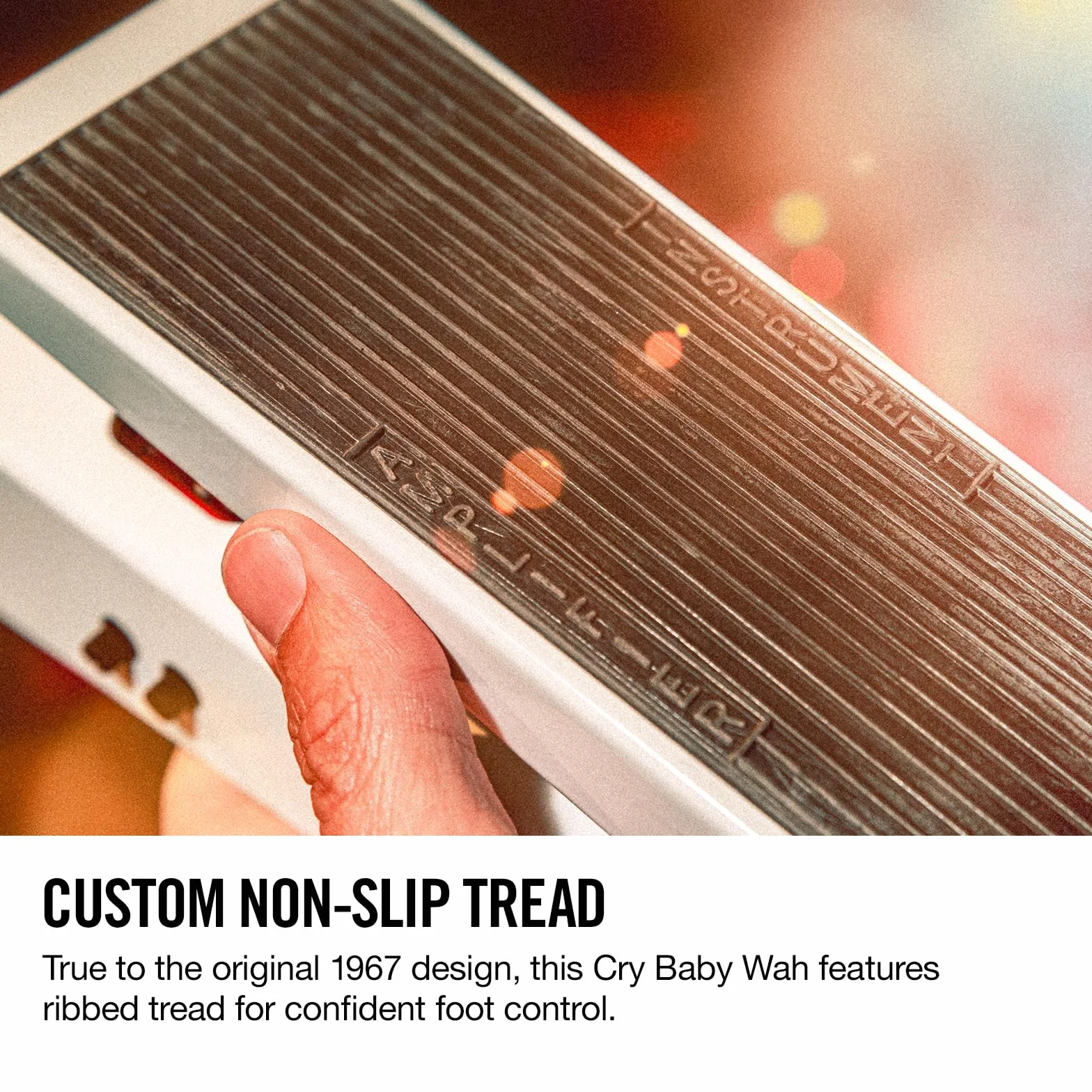 JIM DUNLOP - 105Q - Cry Baby Bass Wah blanco