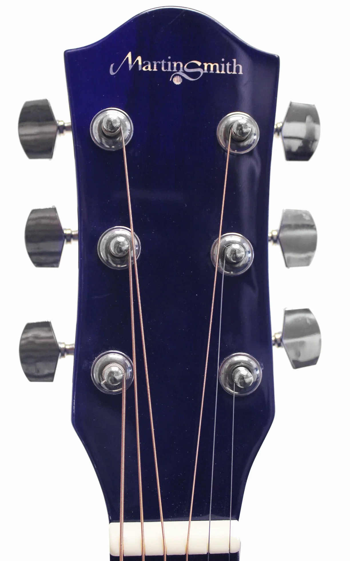 Martin Smith W-100-BL-PK - Paquete de guitarra acústica con cuerdas