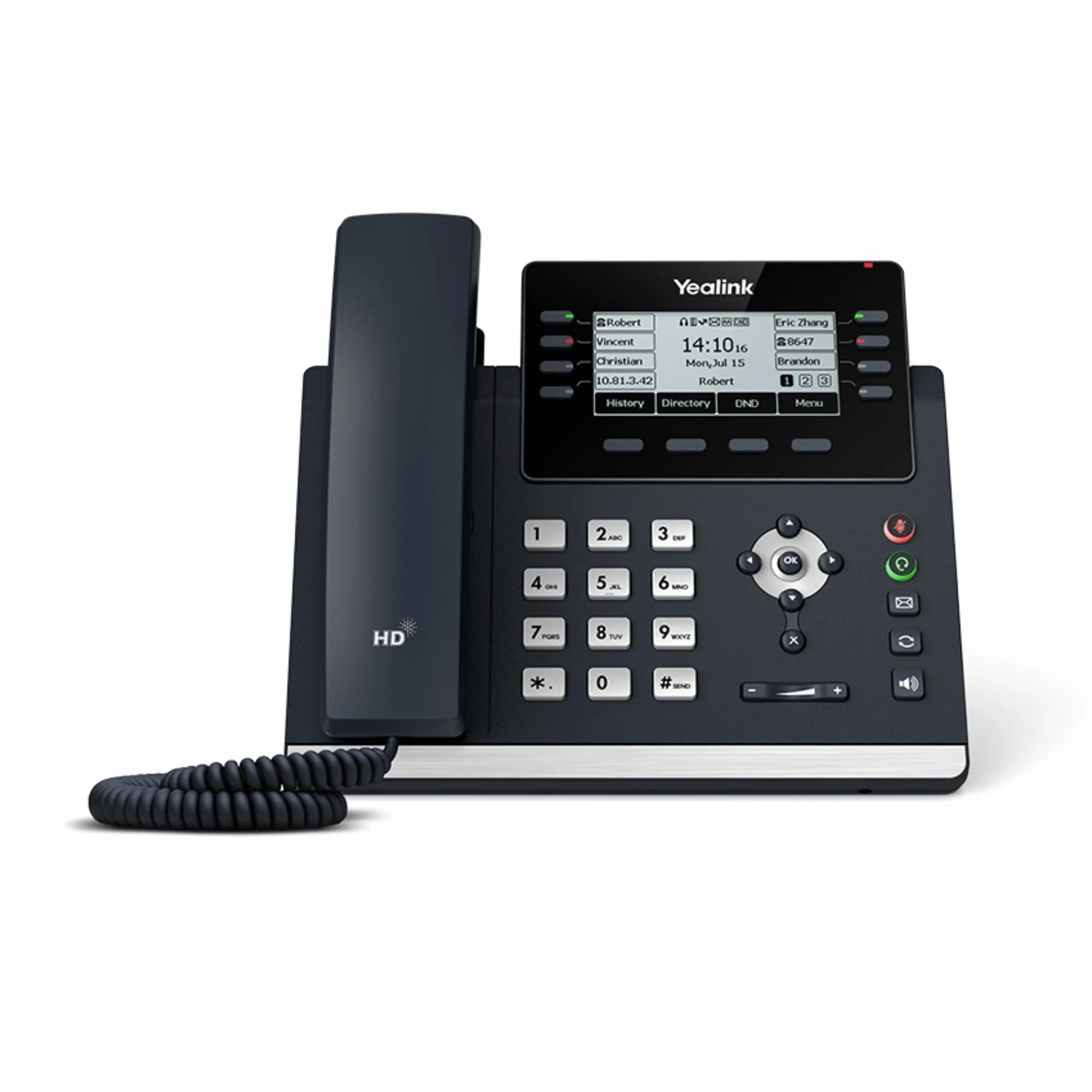 Yealink T43U Telefono SIP PoE 12 Cuentas