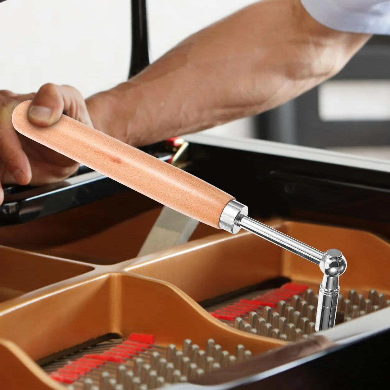 Toyvian Llave de Piano Herramienta Profesional Portátil Para Piano Accesorio Tono Llave Instrumento Musical