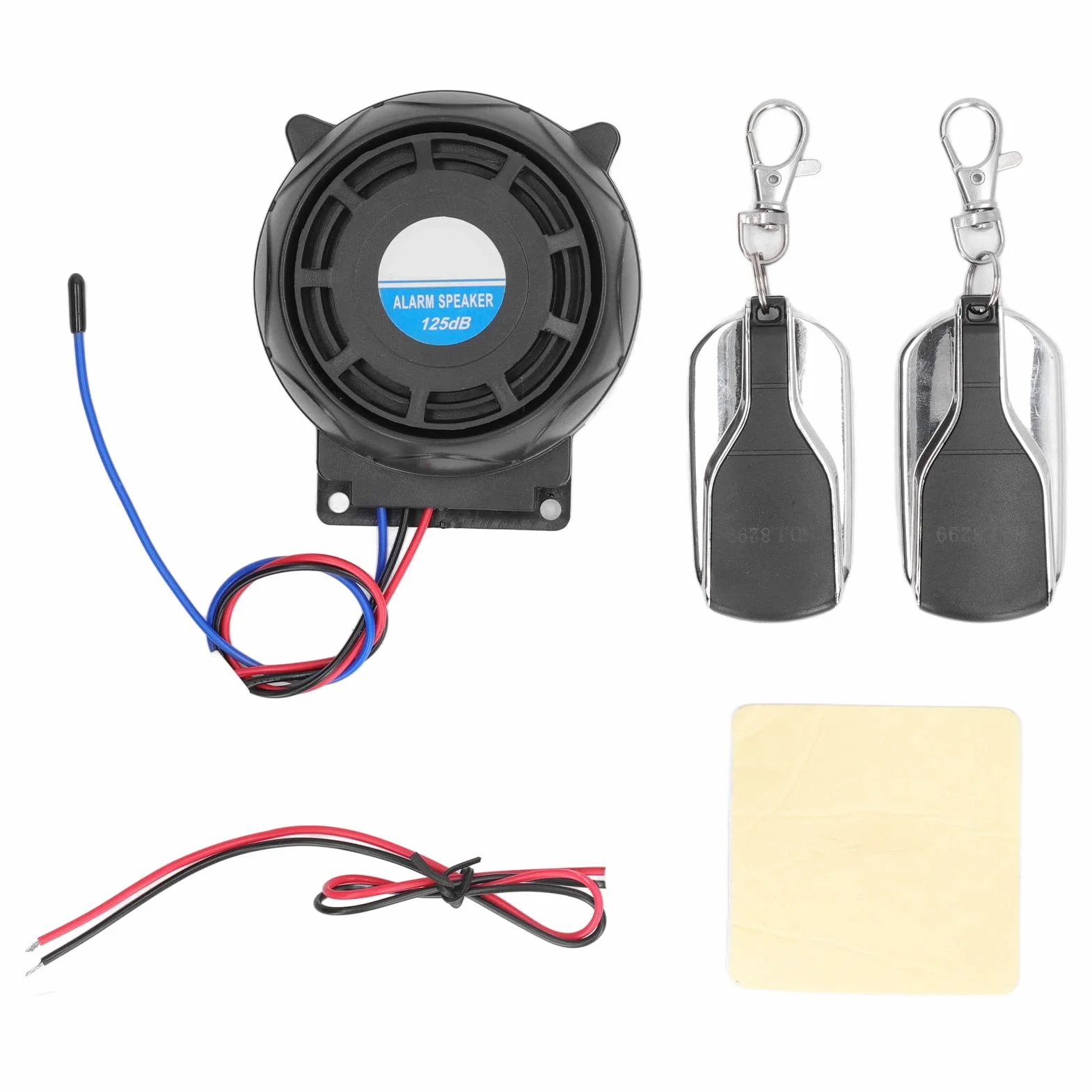 Dispositivo Antirrobo para Motocicletas, Sonido Fuerte Inalámbrico 150 M Alcance 2 Control Remoto de Alarma Universal para Motocicletas 12V para Vehículos Todoterreno