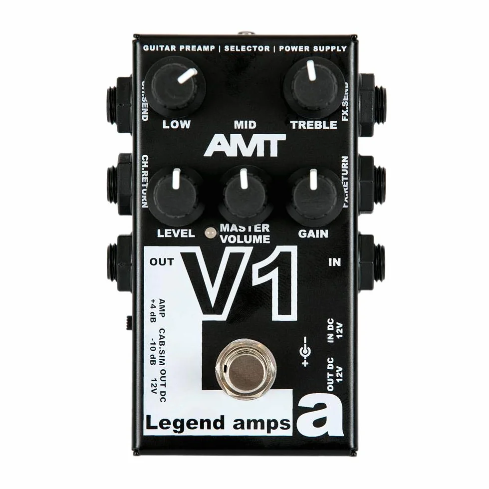 AMT V1-1 - Preamplificador de guitarra JFET con cab.sim (VOX emulate)