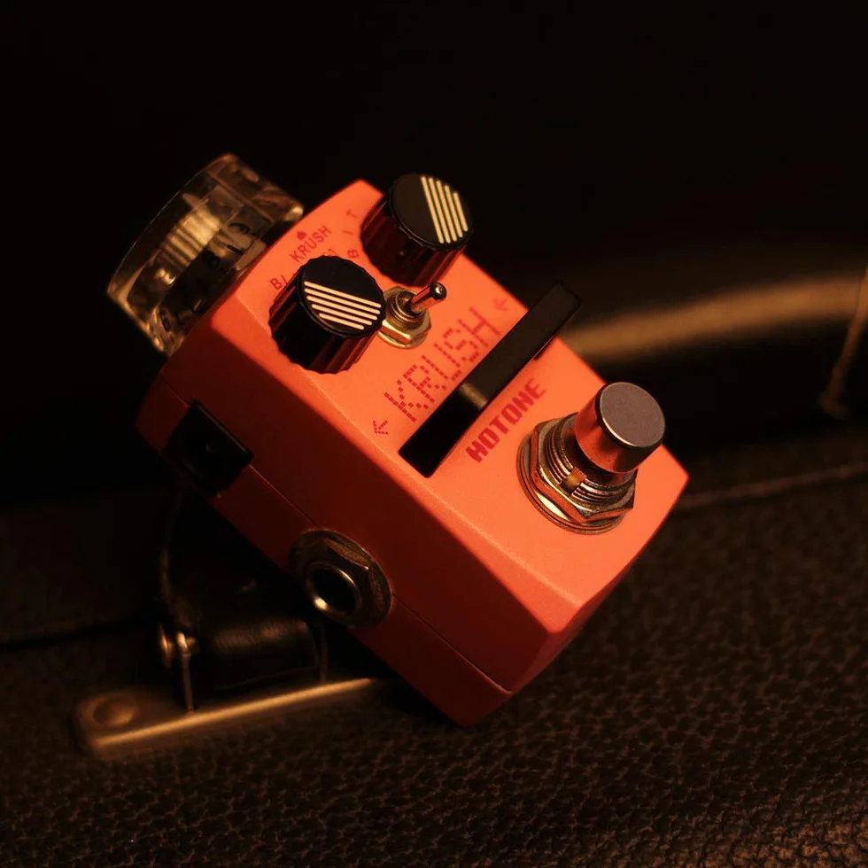 Hotone Skyline Krush Bitcrush Digital Bitcrusher Frecuencia de muestreo Reductor de muestra Guitarra Bajo Sintetizador Sintetizador Pedal de efectos LoFi