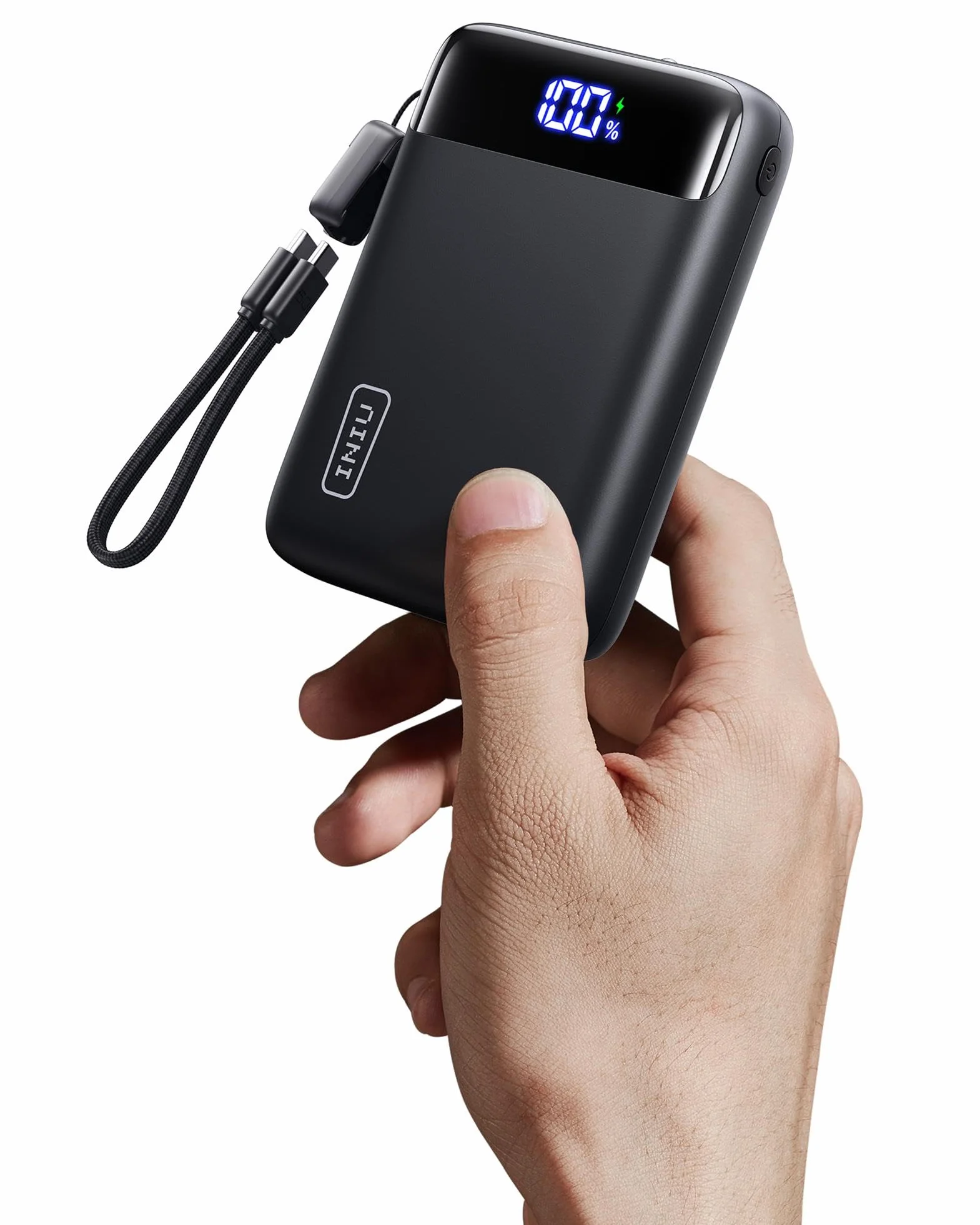 INIU Power Bank 20000mAh 22.5W Carga Rapida Bateria Externa con Cable USB C
