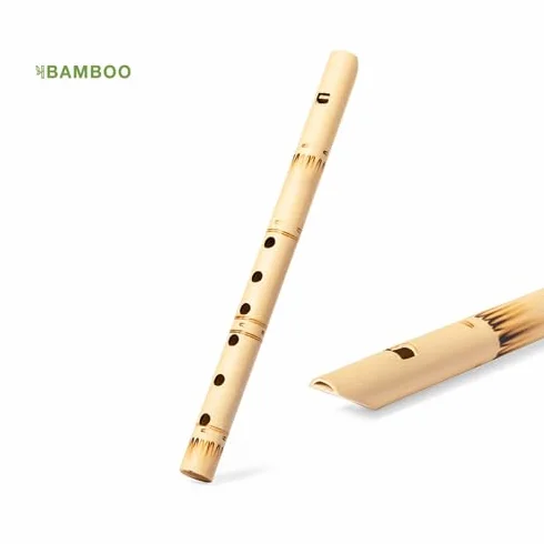 DISOK Lote 25 Flautas Bambú Ecológica. Regalos ideales para Niños en cumpleaños, fiestas, colegios, ludotecas, escuelas.