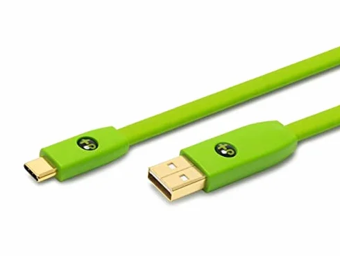 Neo by Oyaide d+ USB (Clase B) A a C - Cable digital de alta velocidad y duradero para DJ's, músicos y productores, verde