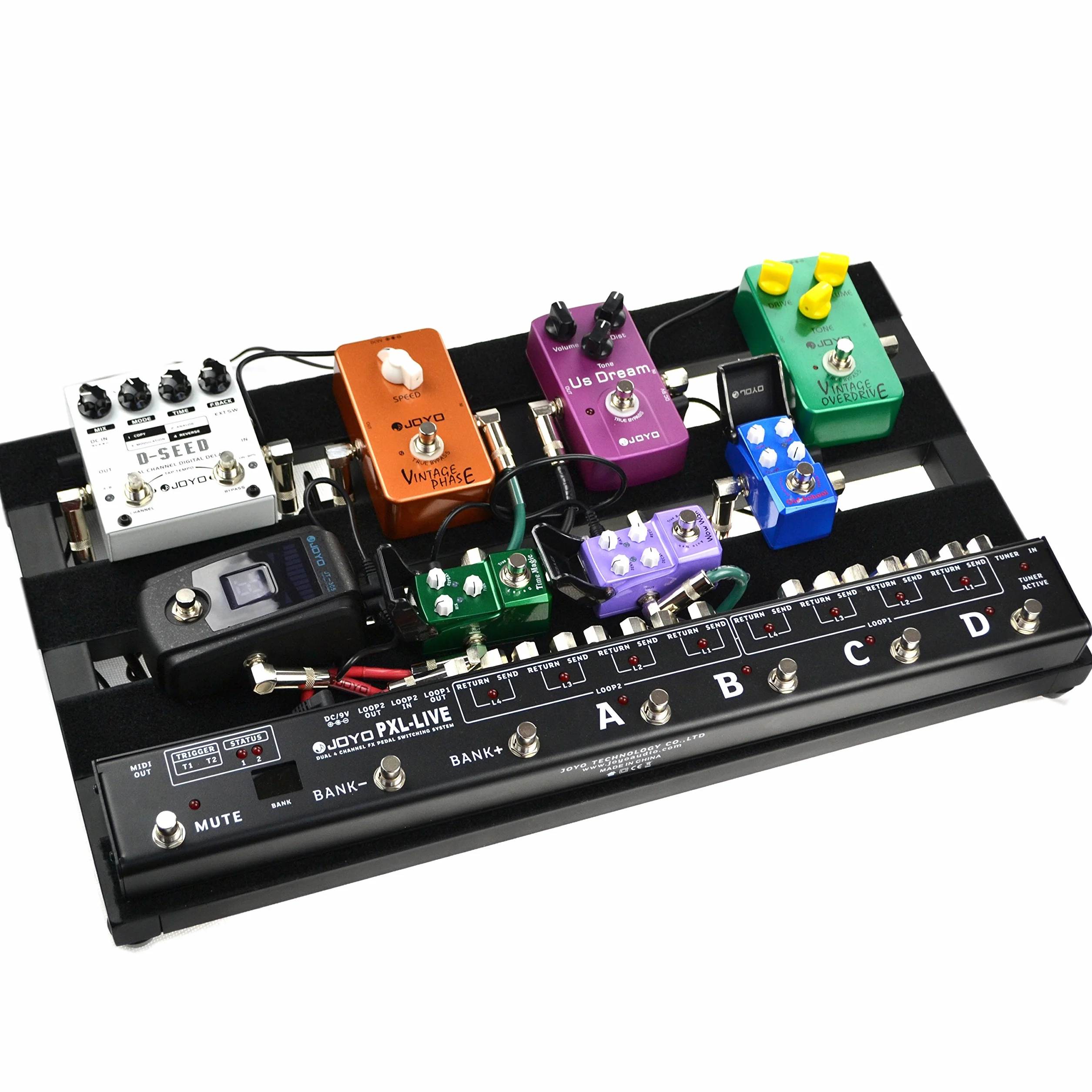 JOYO PXL LIVE - Pedal De Efecto Bucle Interruptor Sistema con Amperio interruptor