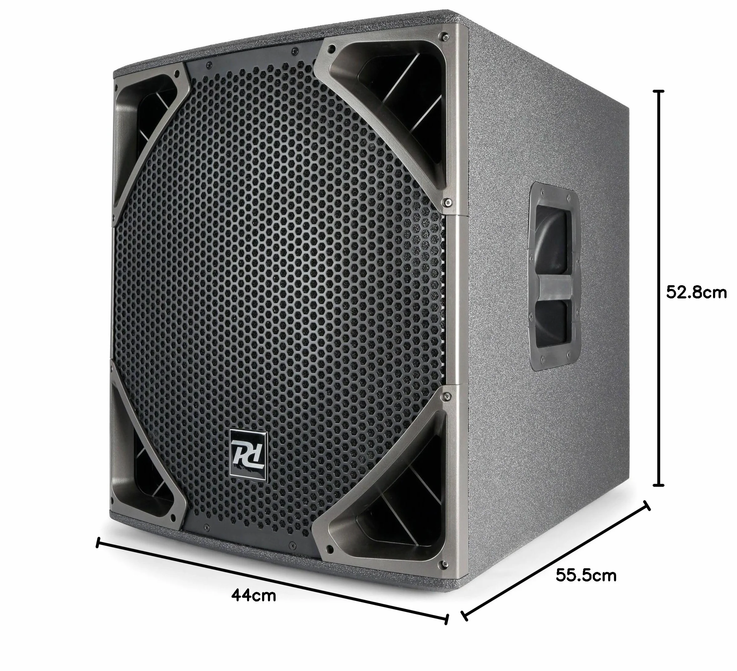 Power Dynamics PD615SA subwoofer Activo 15" 1000W con Amplificador Clase D Crossover Ajustable Fase 0-180° entradas XLR SPL 128dB Carcasa Robusta para DJ y Eventos