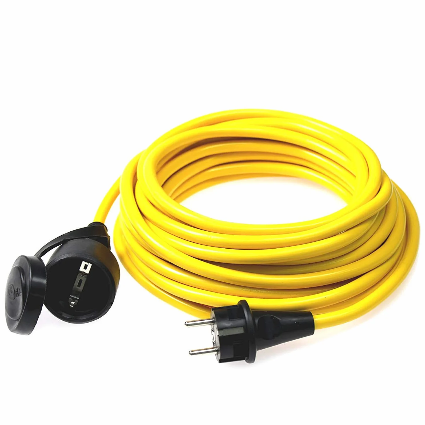 Schwabe alargador de cable 15 m K35 AT-N07V3V3-F 3G1,5 cable extensión 230 V 16 A IP44 amarillo 60353
