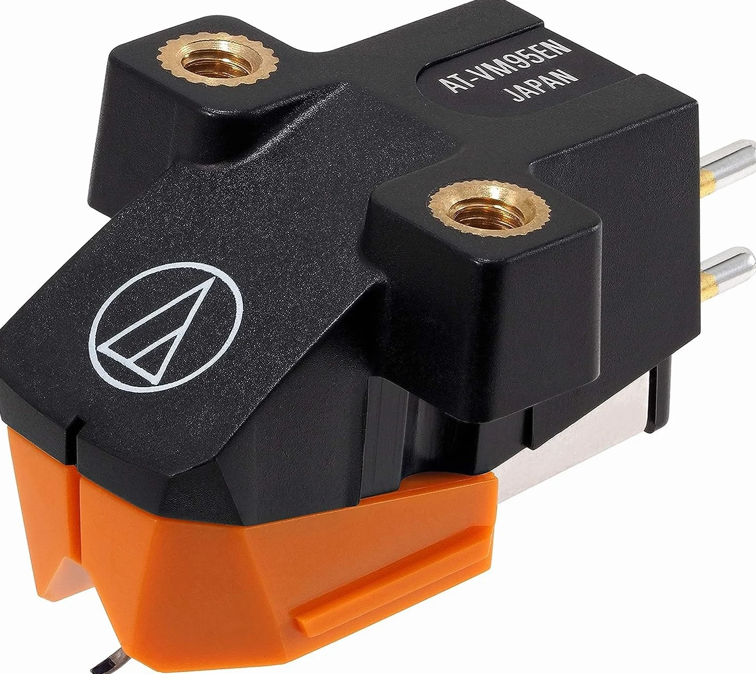 Audio-Technica AT-VM95EN Cápsula estéreo con aguja elíptica desnuda serie VM95 Naranja