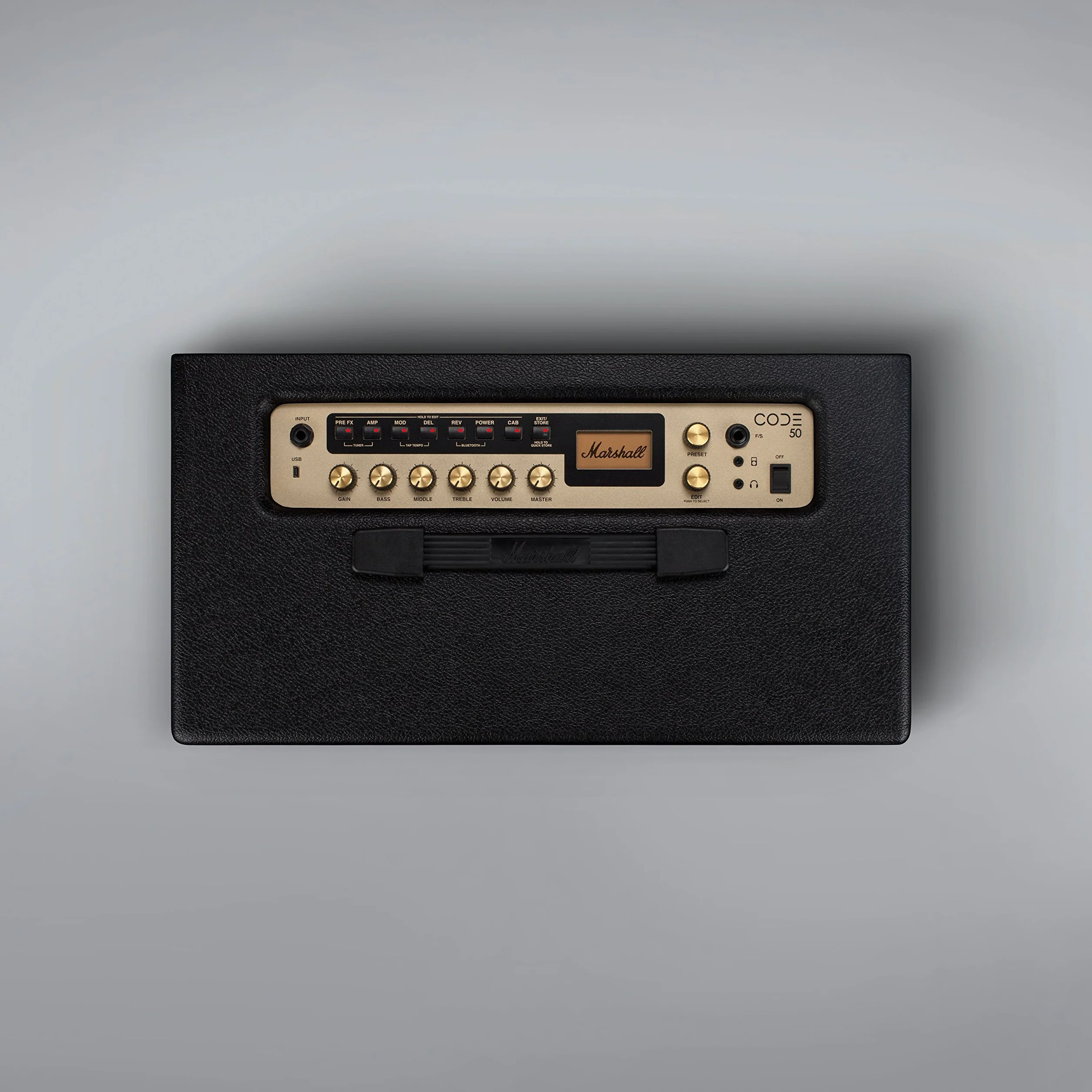 Marshall CODE 50 50 Watt Digital Amplificador de práctica adecuado para guitarra eléctrica - Negro