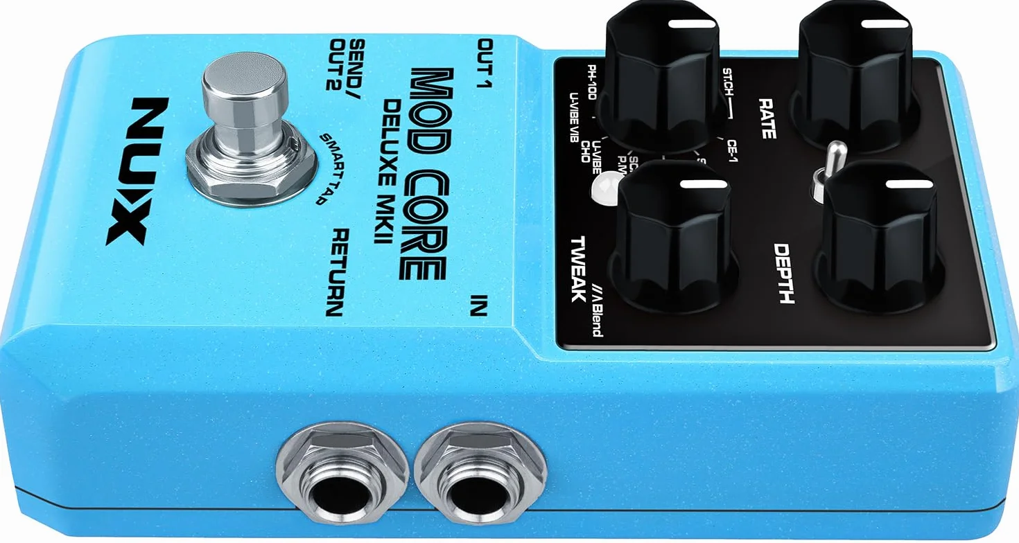 NU-X | Pedal Mod Core Deluxe mkII con nuevos modelos de efectos, opciones de señal y enrutamiento