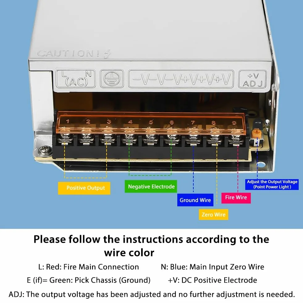 OFFCUP DC 12V 20A 240W Fuente de Alimentación Transformador, 110/220V CA a CC 12V Convertidor, 240W Fuente Alimentación para LDE lámpara Impresoras 3D Stereo y Más Dispositivo