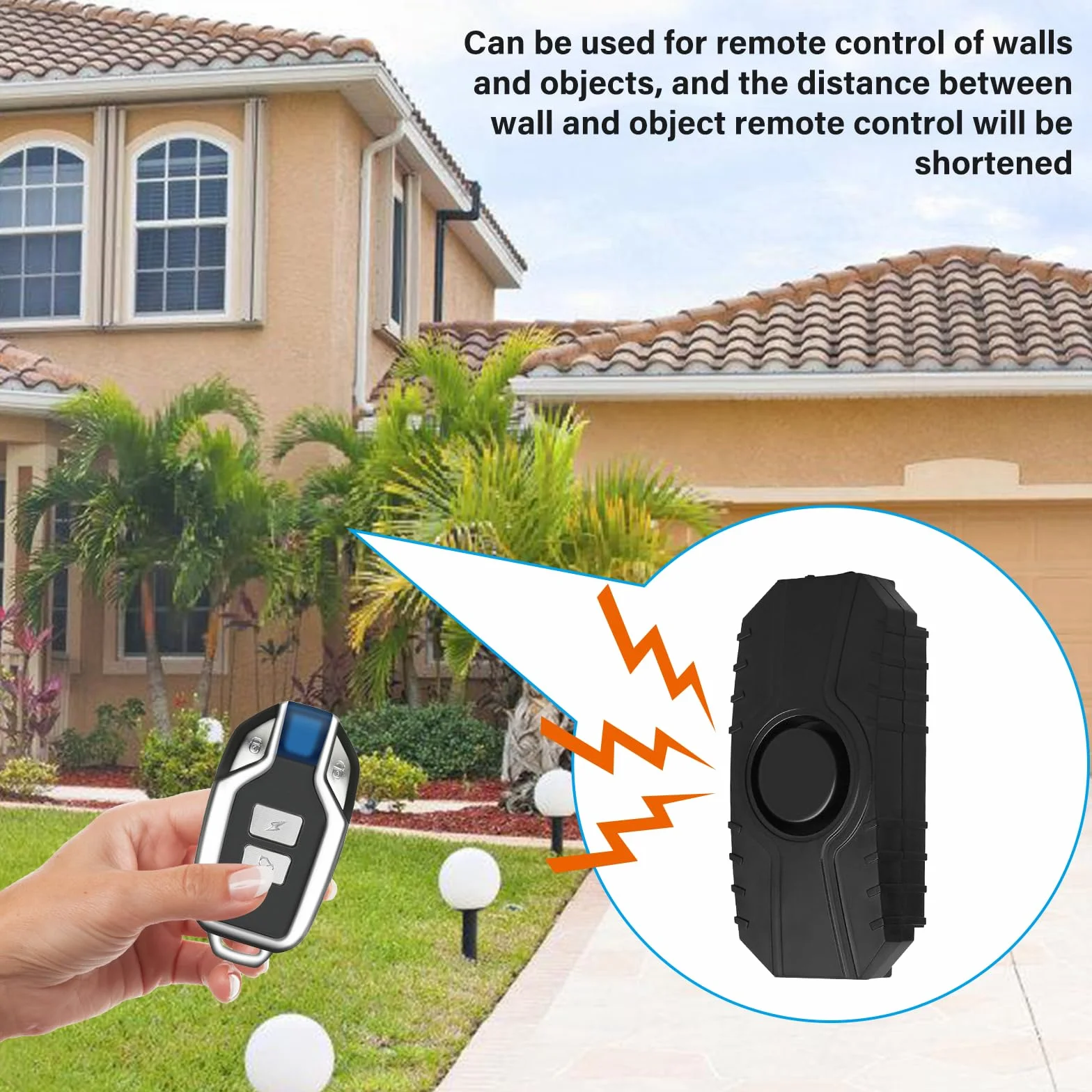 Alarma de bicicleta, alarma inalámbrica para motocicleta, alarma de bicicleta con mando a distancia, sensor de movimiento de vibración de seguridad, sistema de alarma para bicicleta, 113 dB,