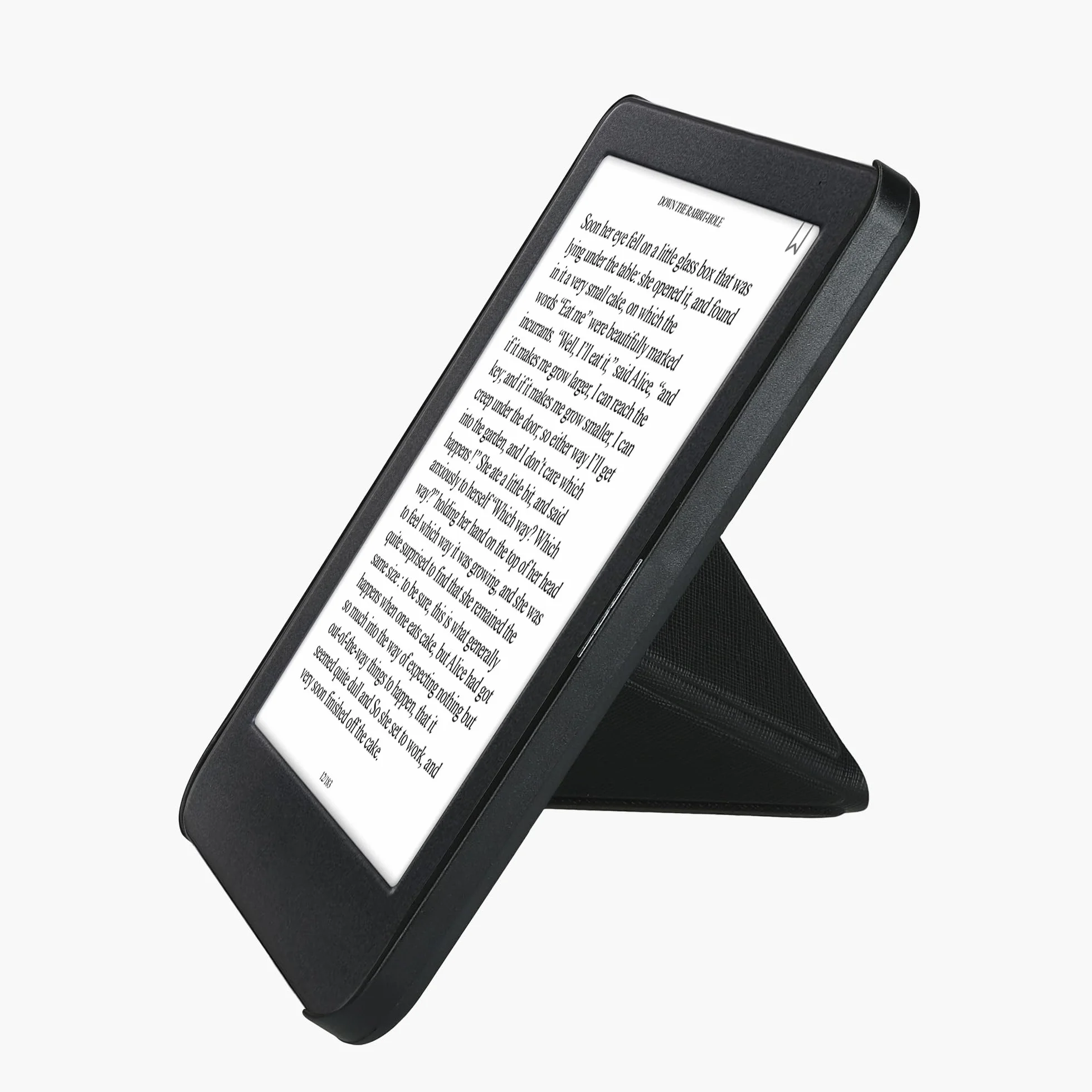 kwmobile Carcasa Compatible con Kobo Clara BW/Colour Funda con Soporte - Negro