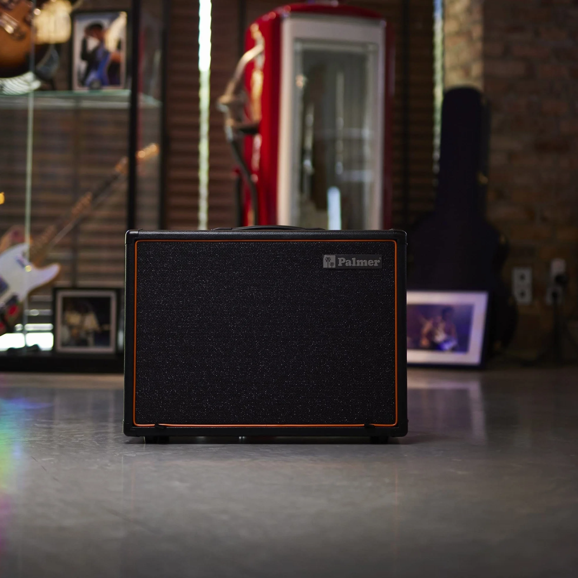 Palmer CAB 112 BX GBK - Caja de altavoces para guitarras con Celestion Greenback 1 x 12, apertura trasera