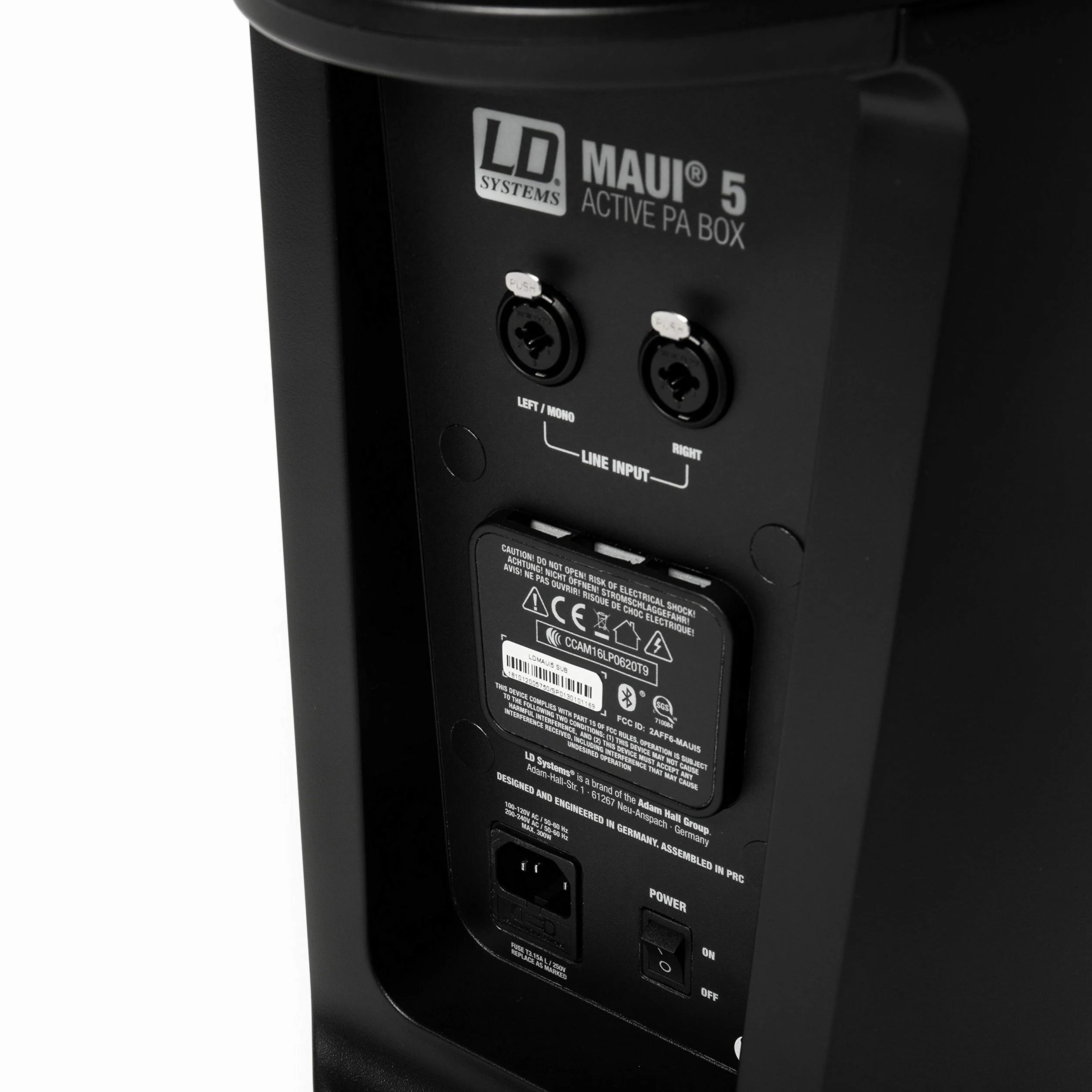 LD Systems MAUI 5 - Sistema ultracompacto de PA de columna con mezclador y Bluetooth