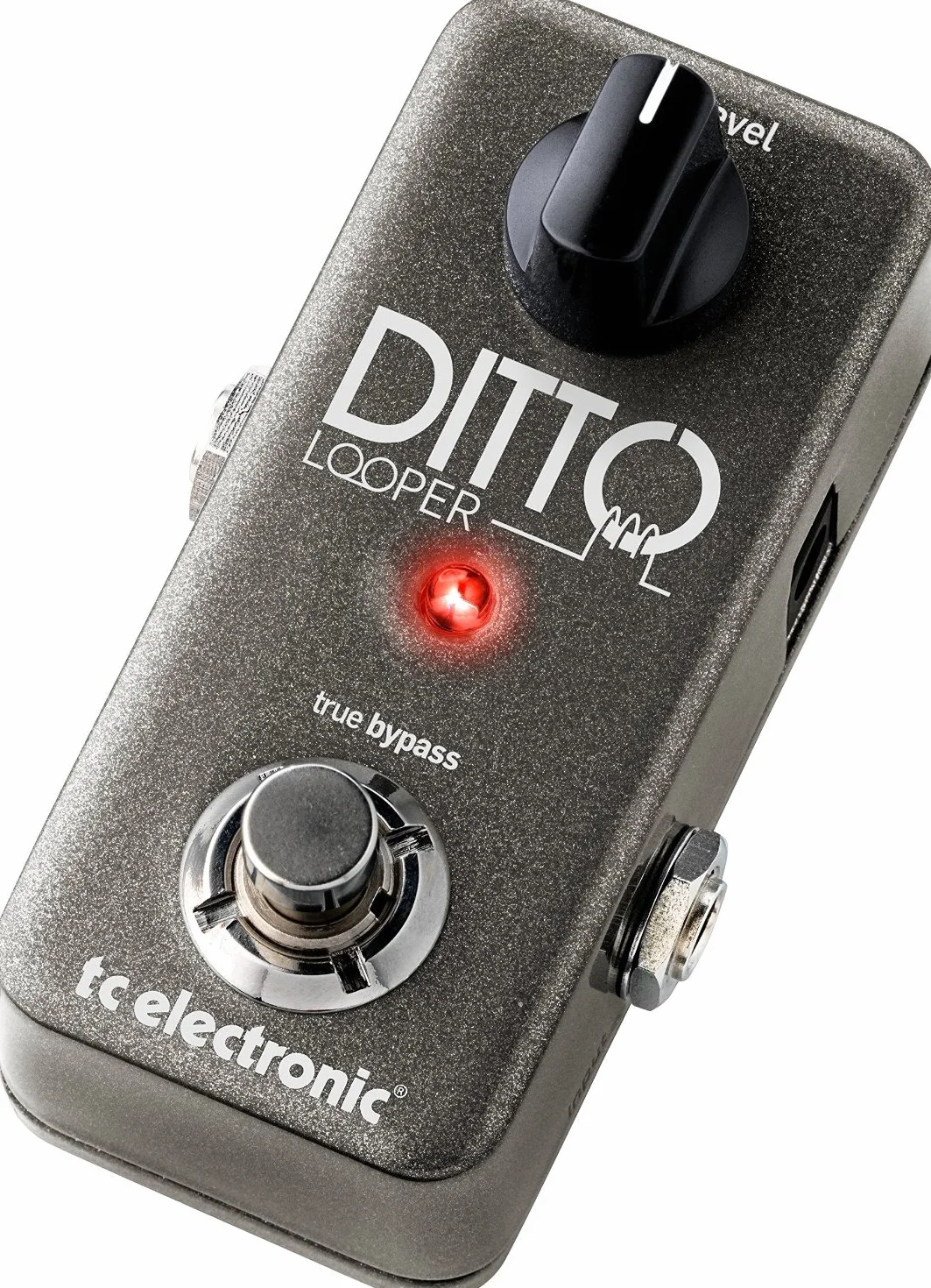 TC Electronic DITTO LOOPER Pedal Looper altamente intuitivo con 5 minutos de tiempo de bucle, Analog-Dry-Through y True Bypass