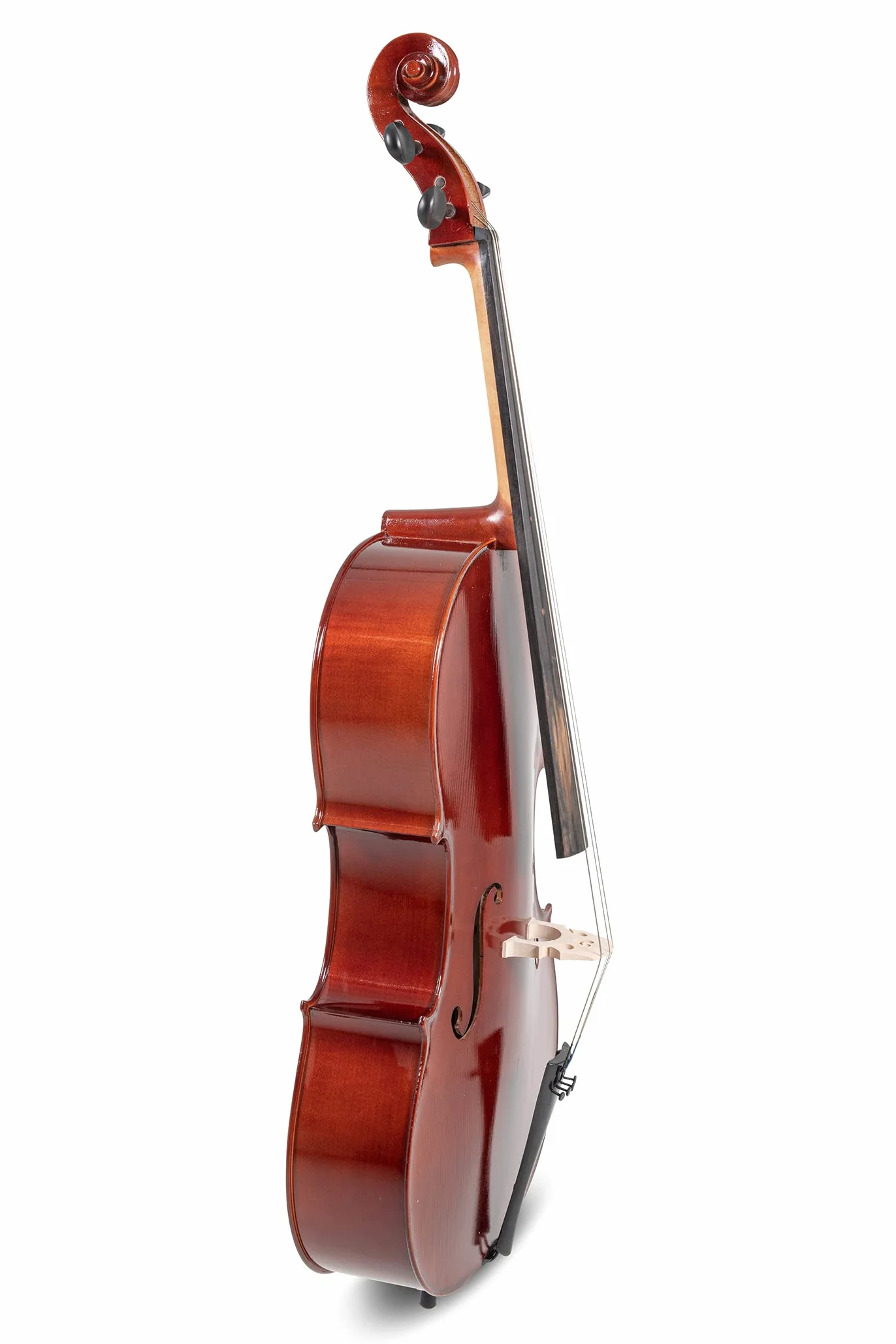 PURE GEWA HW Set de madera dura - Violonchelo 4/4, Set listo para tocar, incl. funda para violonchelo, arco, colofonia, afinador fino, espiga