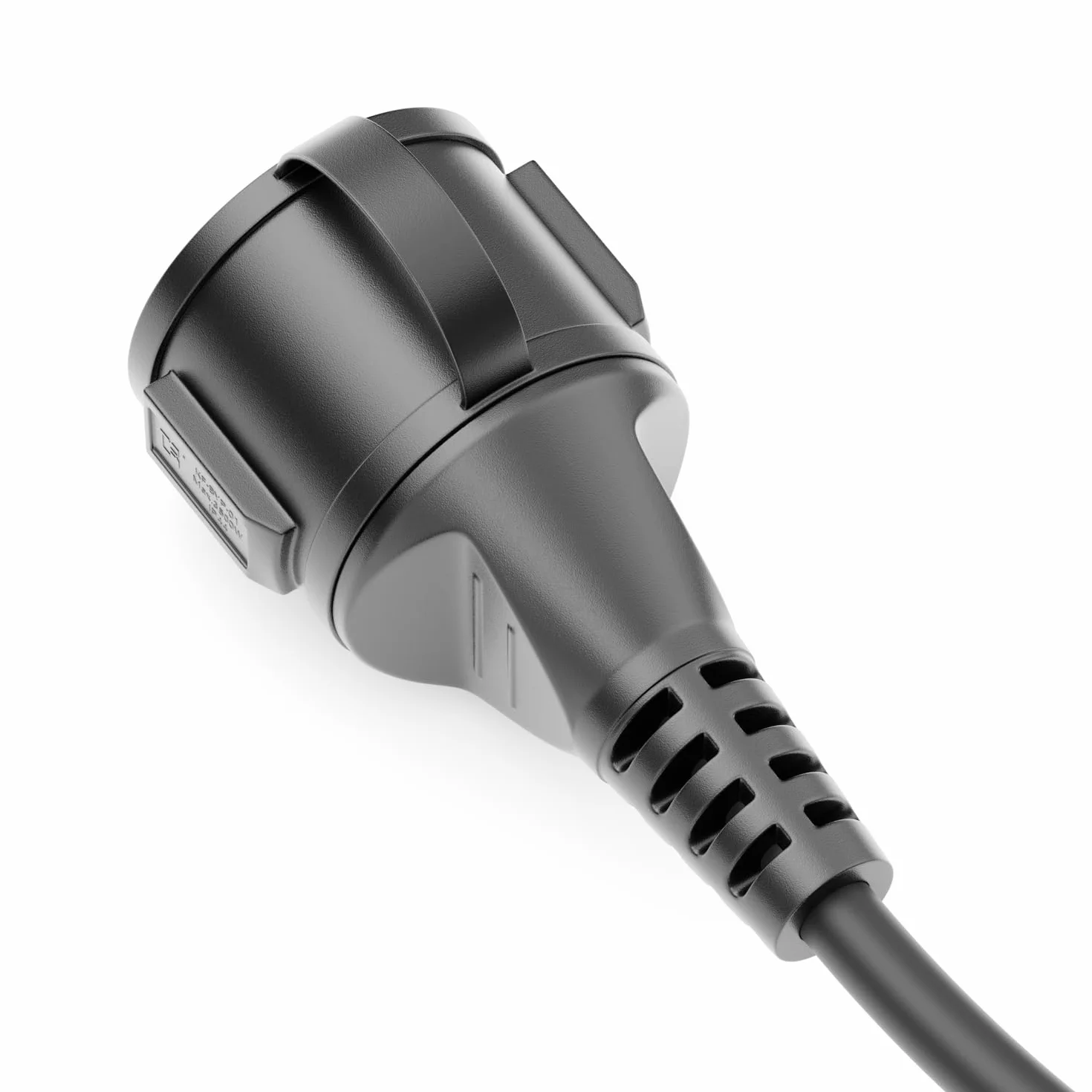 deleyCON Cable de Extensión Exterior Eléctrico IP44 5m H07RN-F 3G1.5mm² Negro