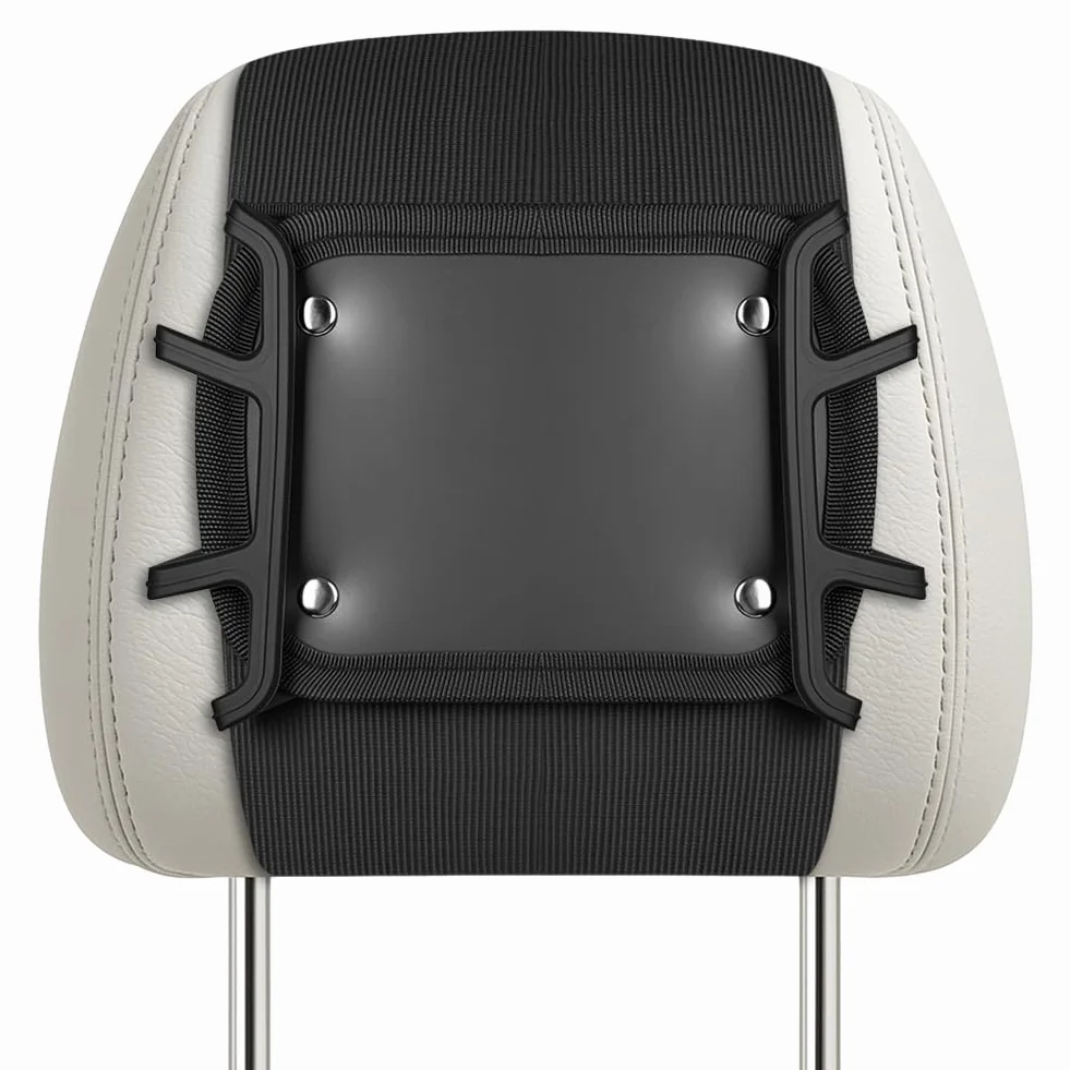 URAQT Soporte Tablet Coche, Soporte Reposacabezas Asiento Trasero para Automóvil 360°Rotación Soporte de Montaje Extensible Compatible con iPad, Switch, Galaxy Tabs y otras tabletas de 7 a 11 pulgadas