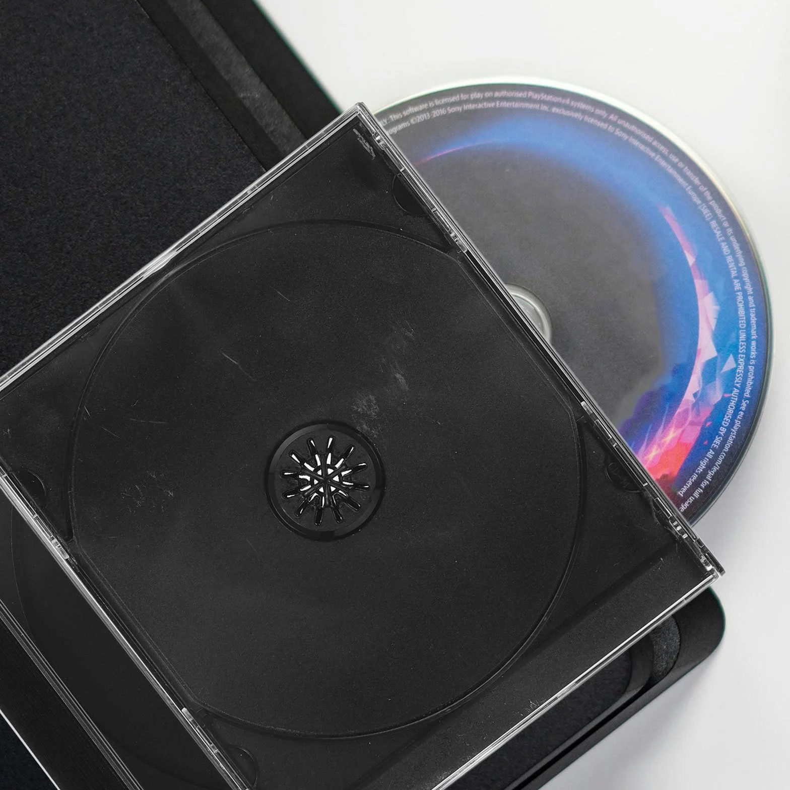 Cajas de Almacenamiento para CD Transparentes de Plástico, Compactas y Reutilizables, Pack de 2 Unidades para Oficina y Hogar