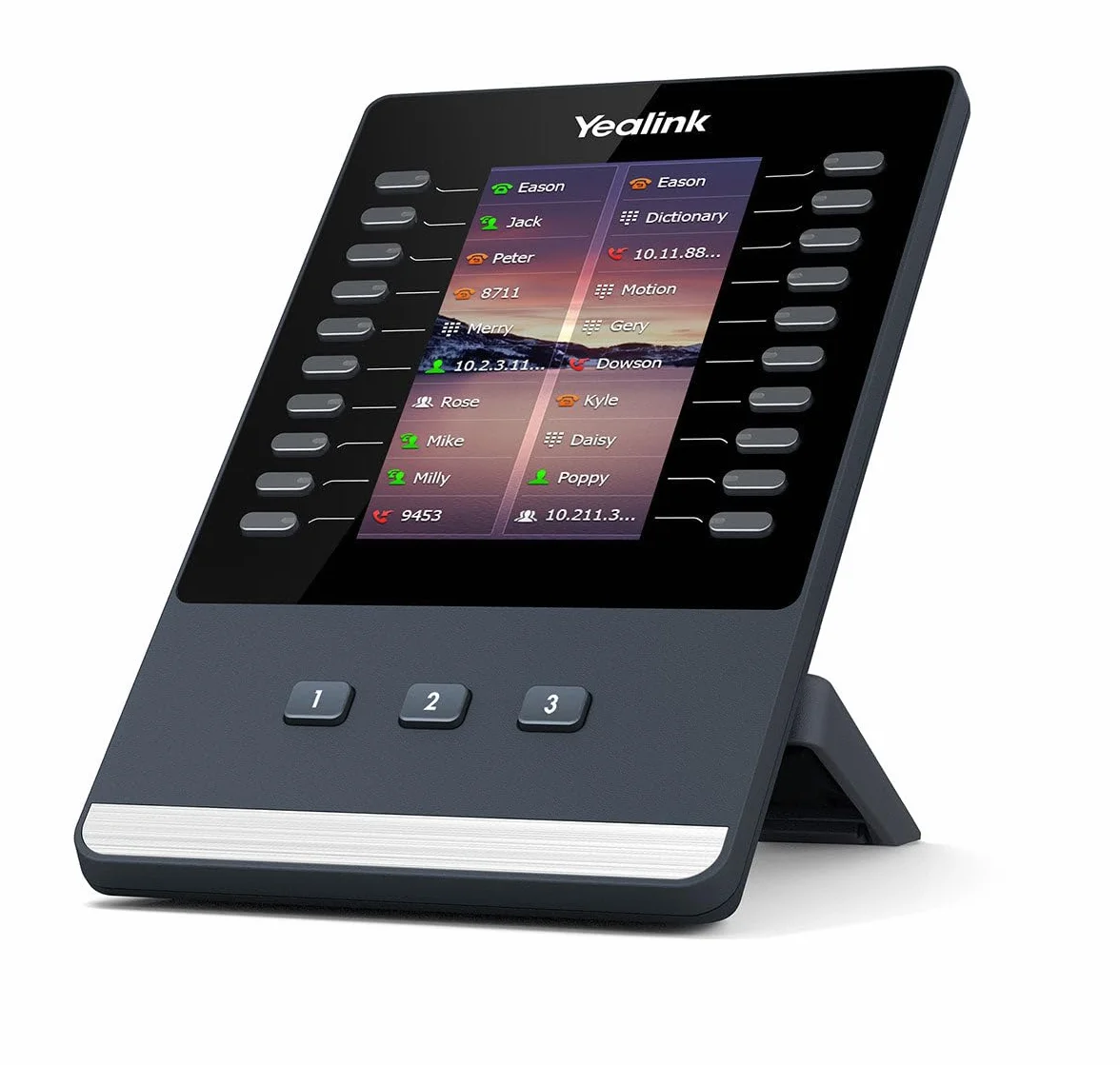 Yealink EXP43 - Modulo de expansión con 20 Teclas Bicolor
